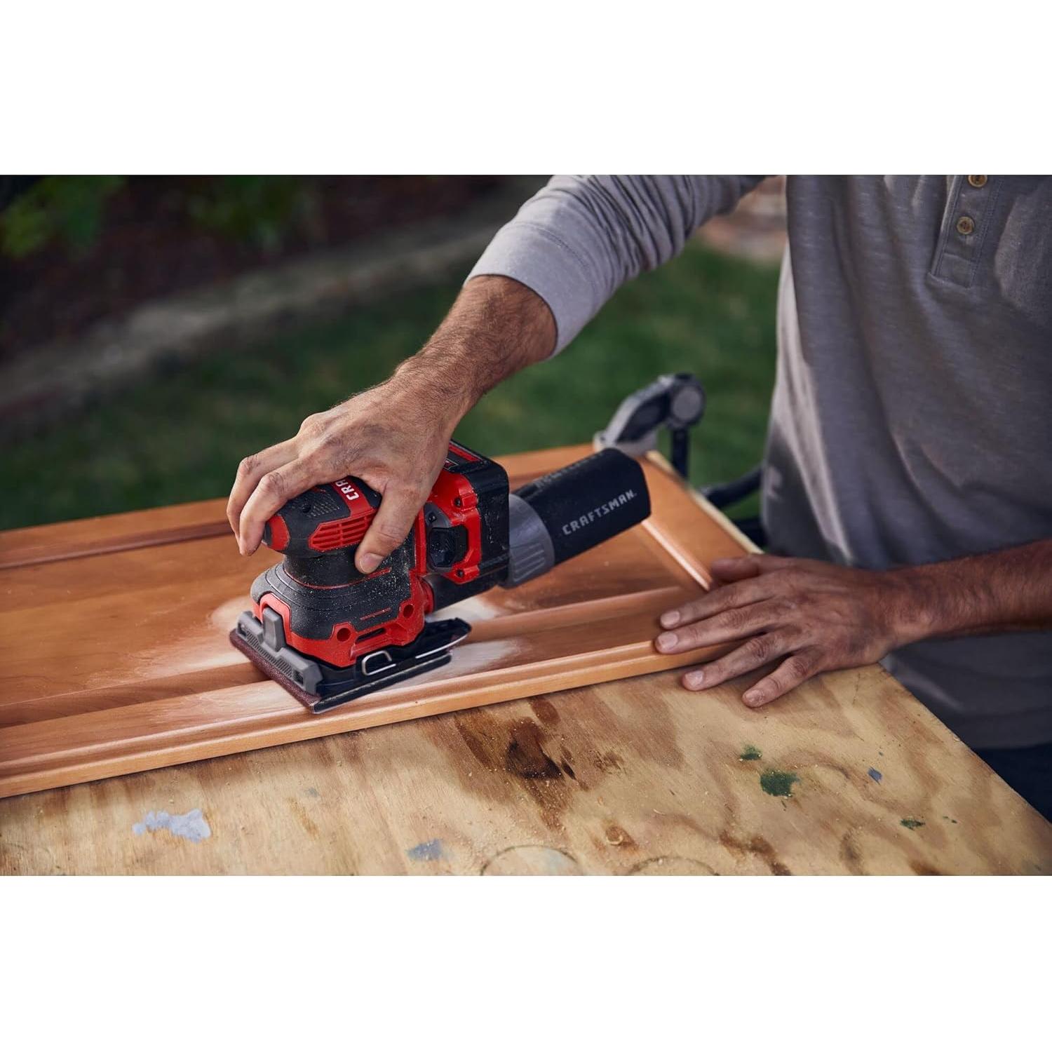 Lijadora Inalámbrica CRAFTSMAN V20 1/4 Hoja 9000-12000 OPM
