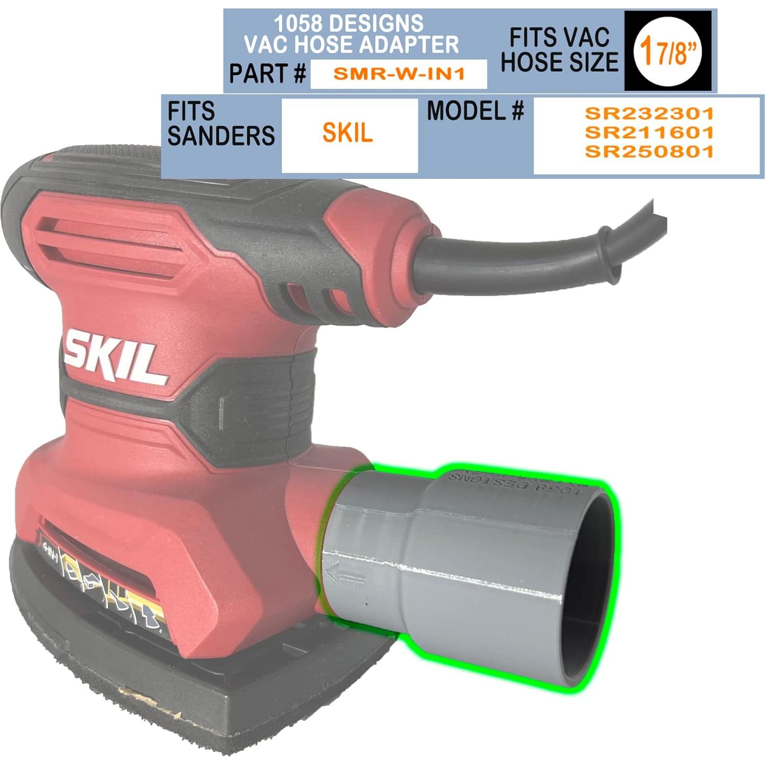 Adaptador de Manguera para Lijadora SKIL 4-en-1 1058 Designs