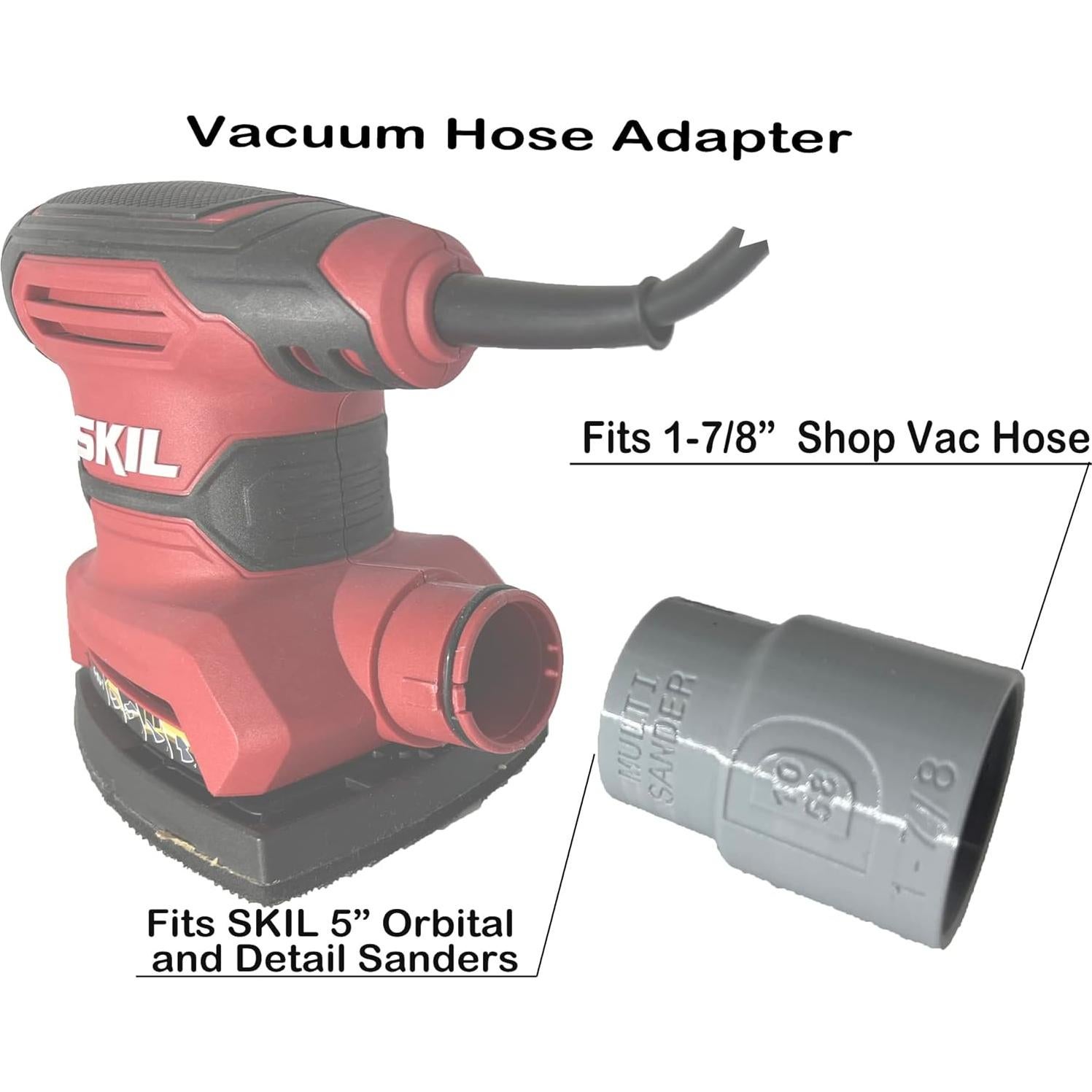 Adaptador de Manguera para Lijadora SKIL 4-en-1 1058 Designs