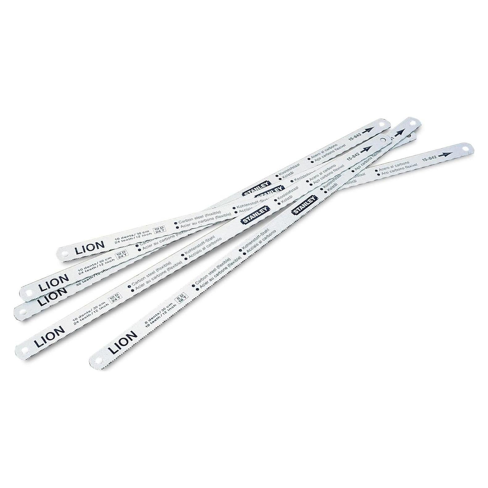 Cuchillas de Sierra Flexible Stanley 0-15-801 Paquete de 5