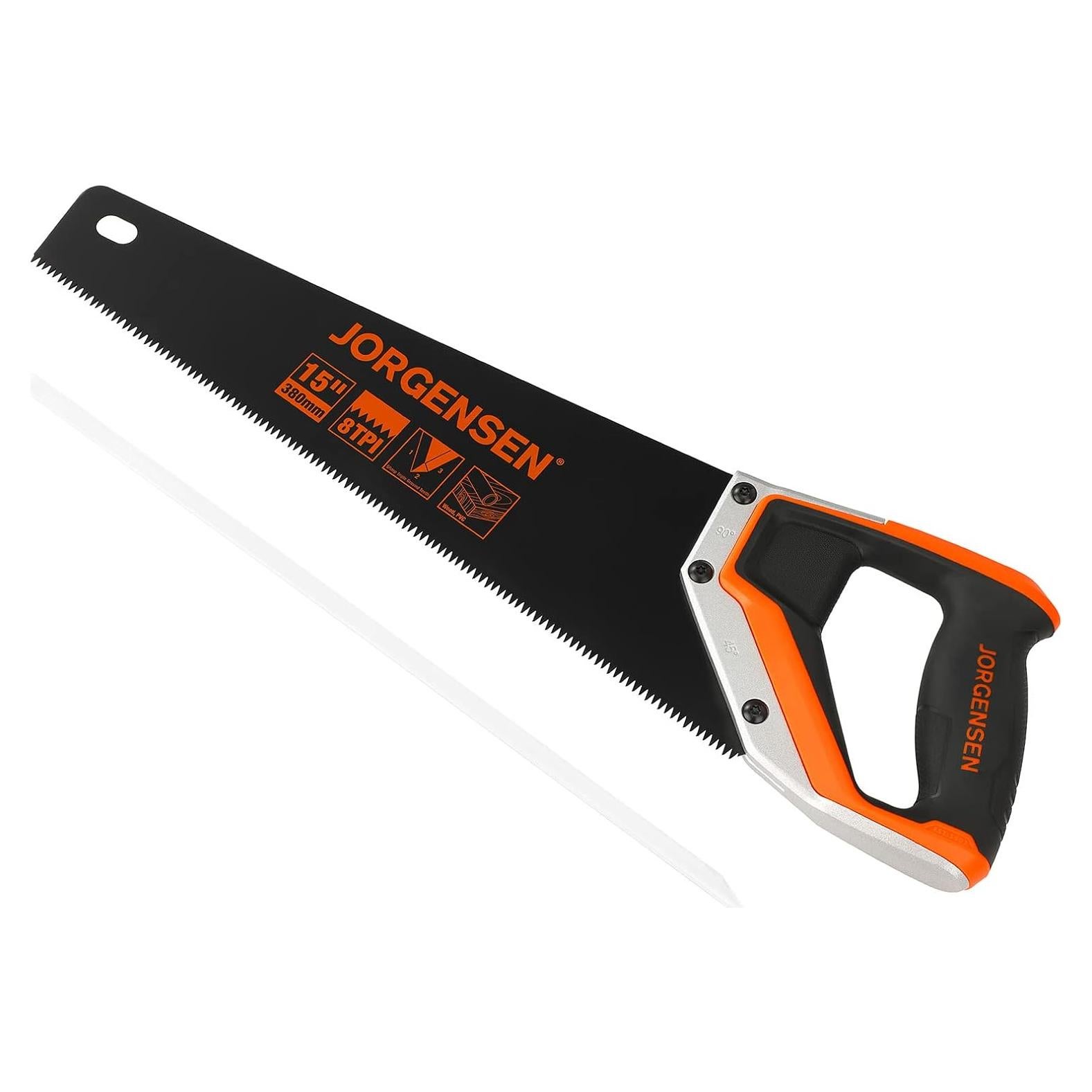 Sierra de Mano JORGENSEN 38.1 cm Acero SK5 Ergonómica