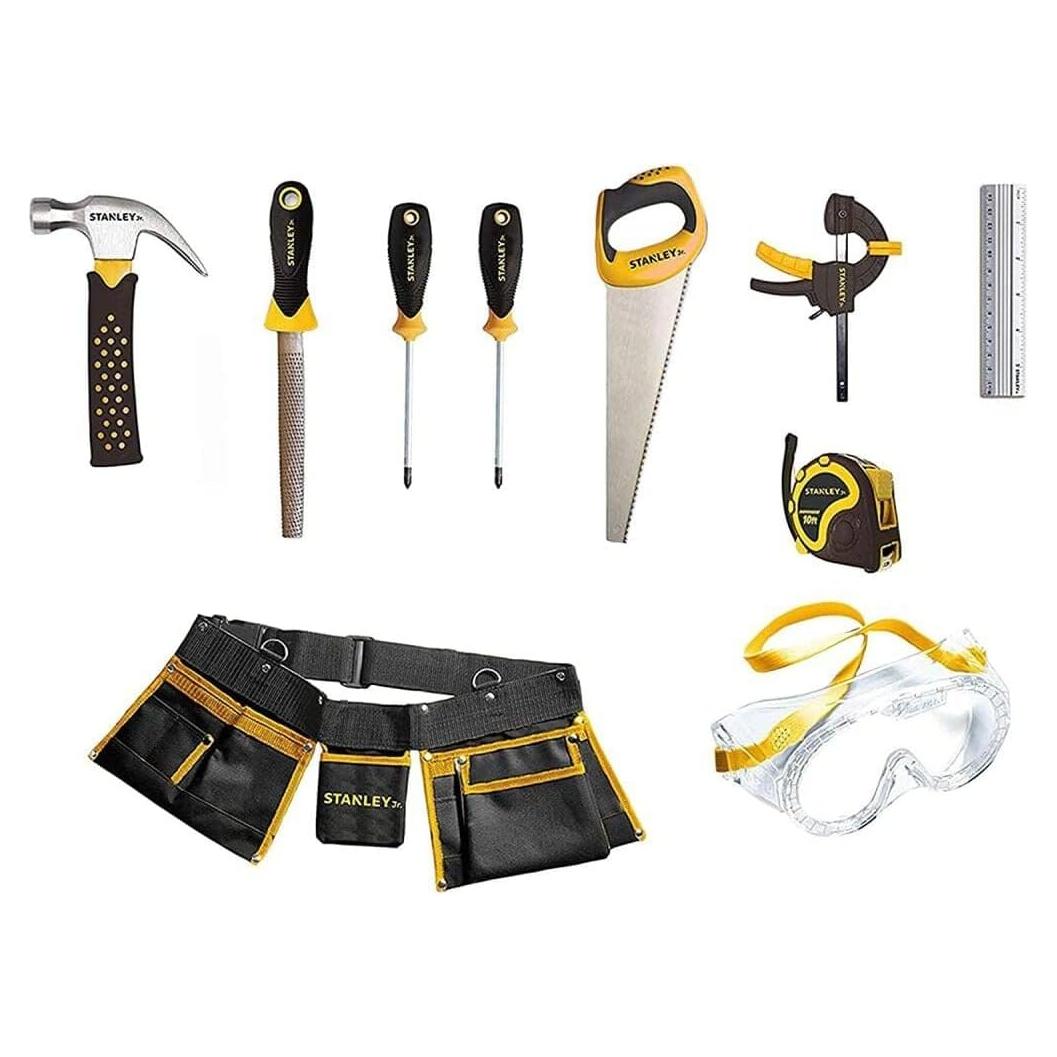 Juego de herramientas para niños Stanley Jr. 10 piezas