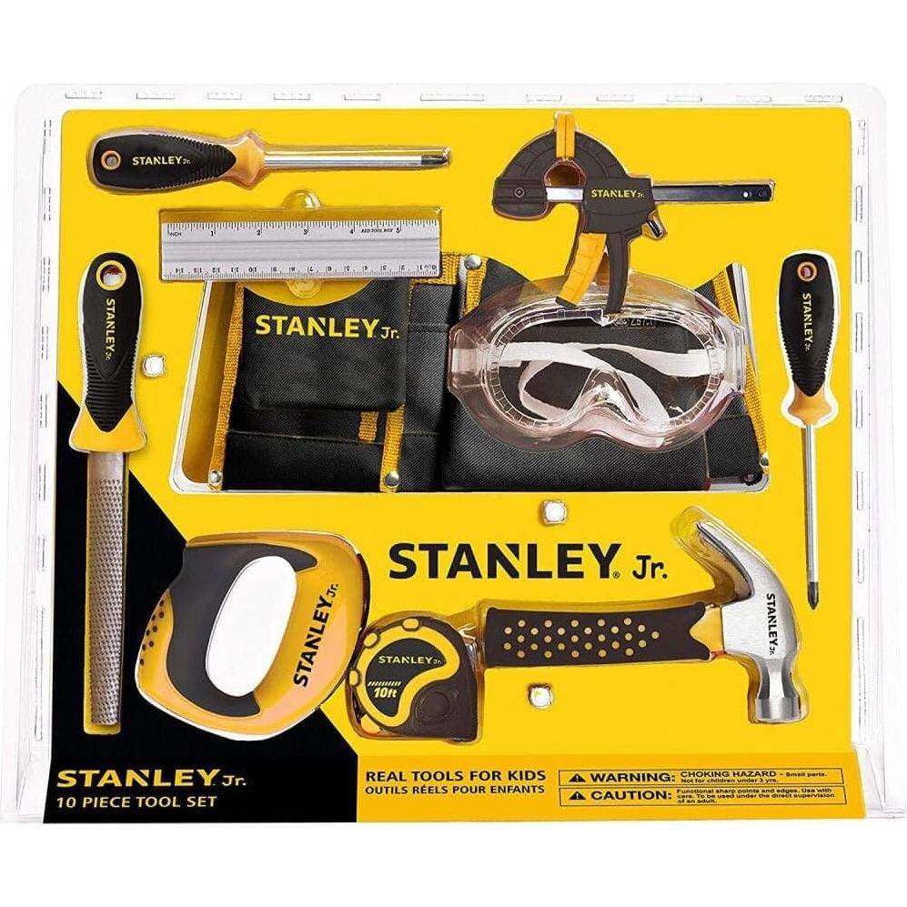 Juego de herramientas para niños Stanley Jr. 10 piezas
