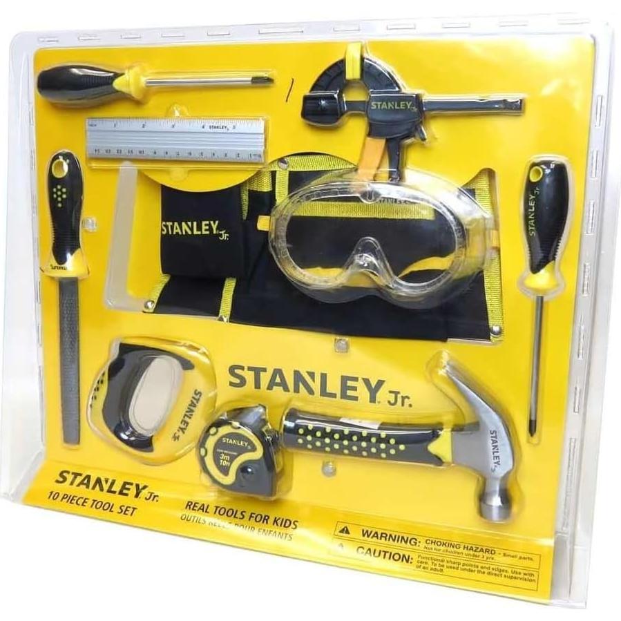 Juego de herramientas para niños Stanley Jr. 10 piezas