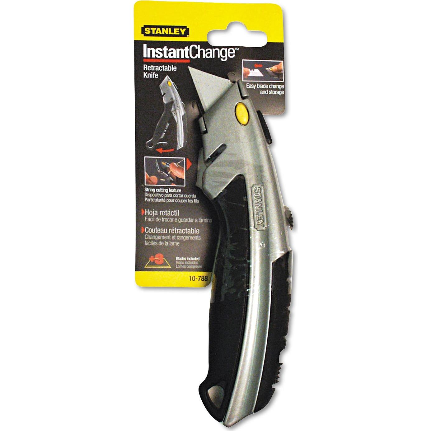 Cuchillo Utility Stanley 10788 con Hoja Retráctil de Acero