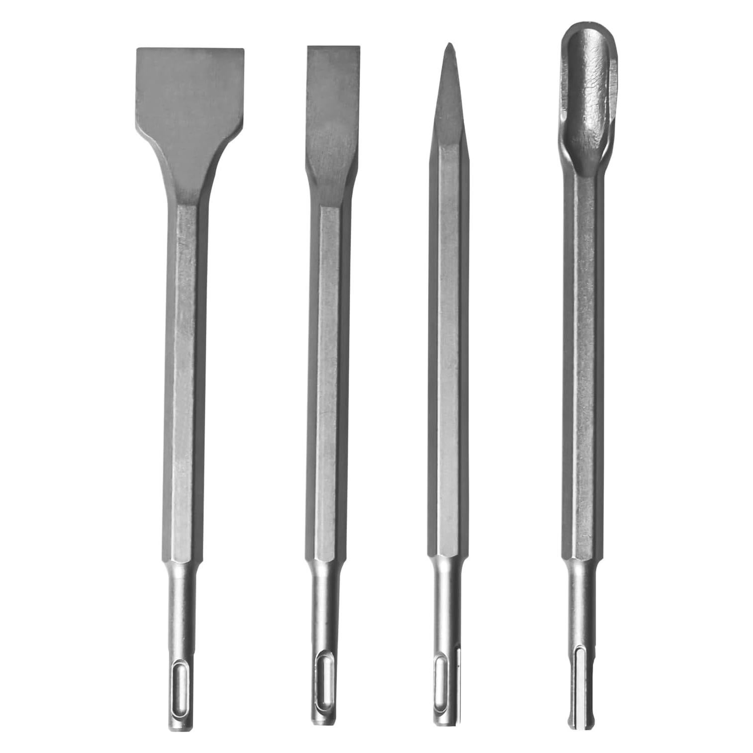 Juego de Cinceles SDS-Plus YOSIGHT 4 Piezas Carburo