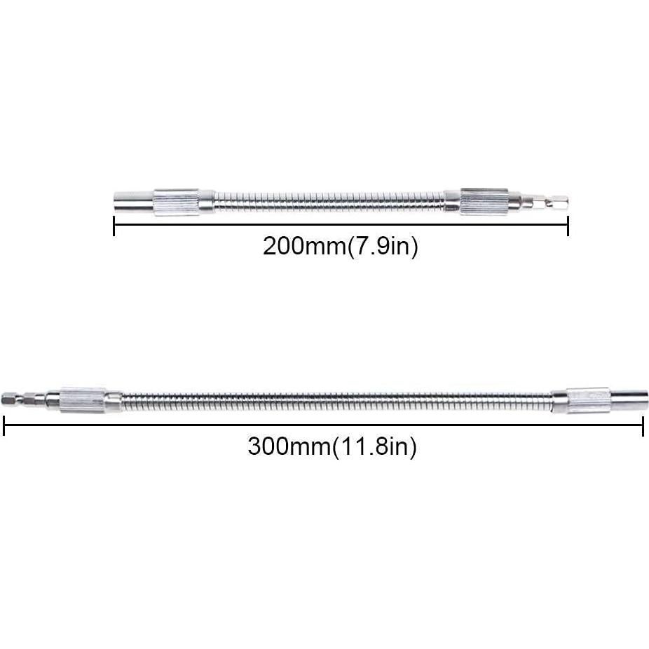 Soporte de Broca Flexible 2 Piezas AUTOTOOLHOME 20cm y 30cm