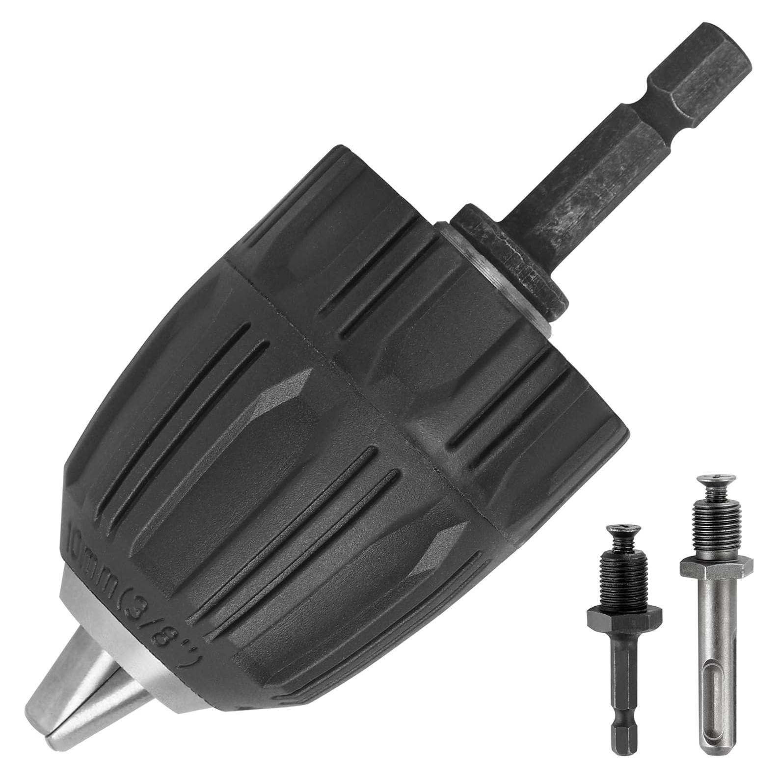 Chuck de Taladro Sin Llave Eumtenr 0.8-10mm con Adaptador