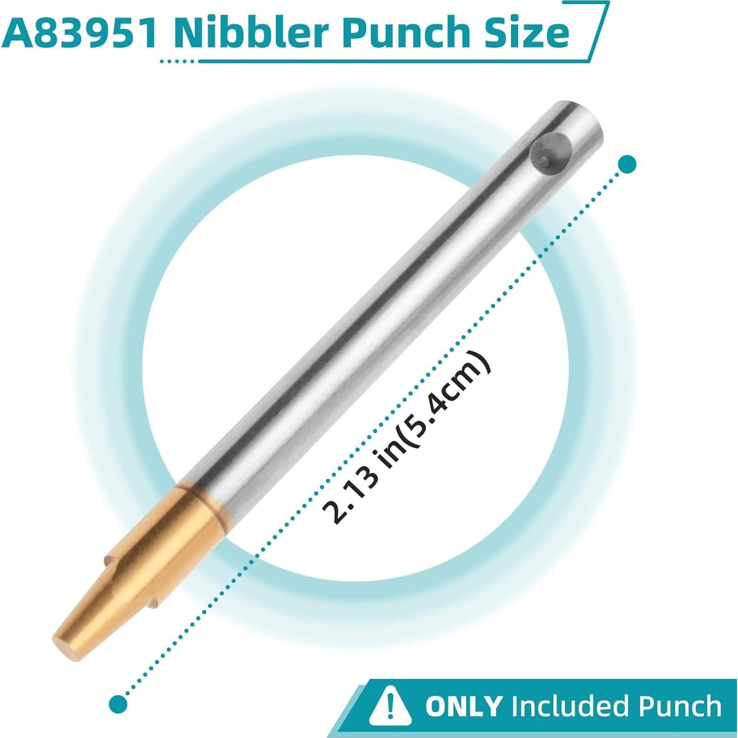 Punzón Nibbler Makita A-83951 Reemplazo Acero 16 Gauge