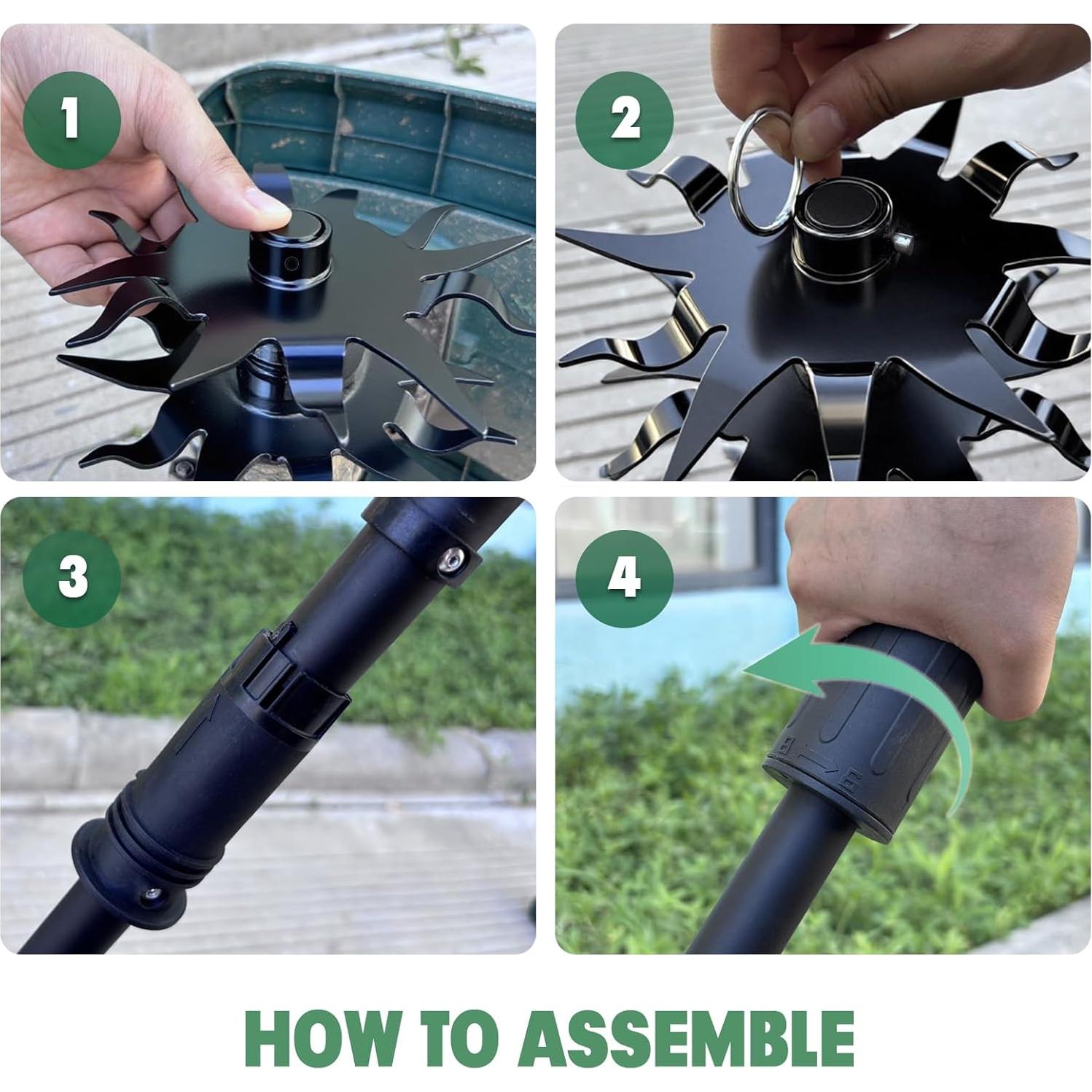 Cultivador Eléctrico Inalámbrico Mayoki TLMT18 270 RPM 22 cm