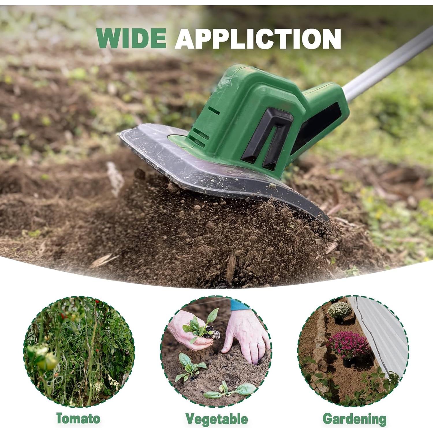 Cultivador Eléctrico Inalámbrico Mayoki TLMT18 270 RPM 22 cm