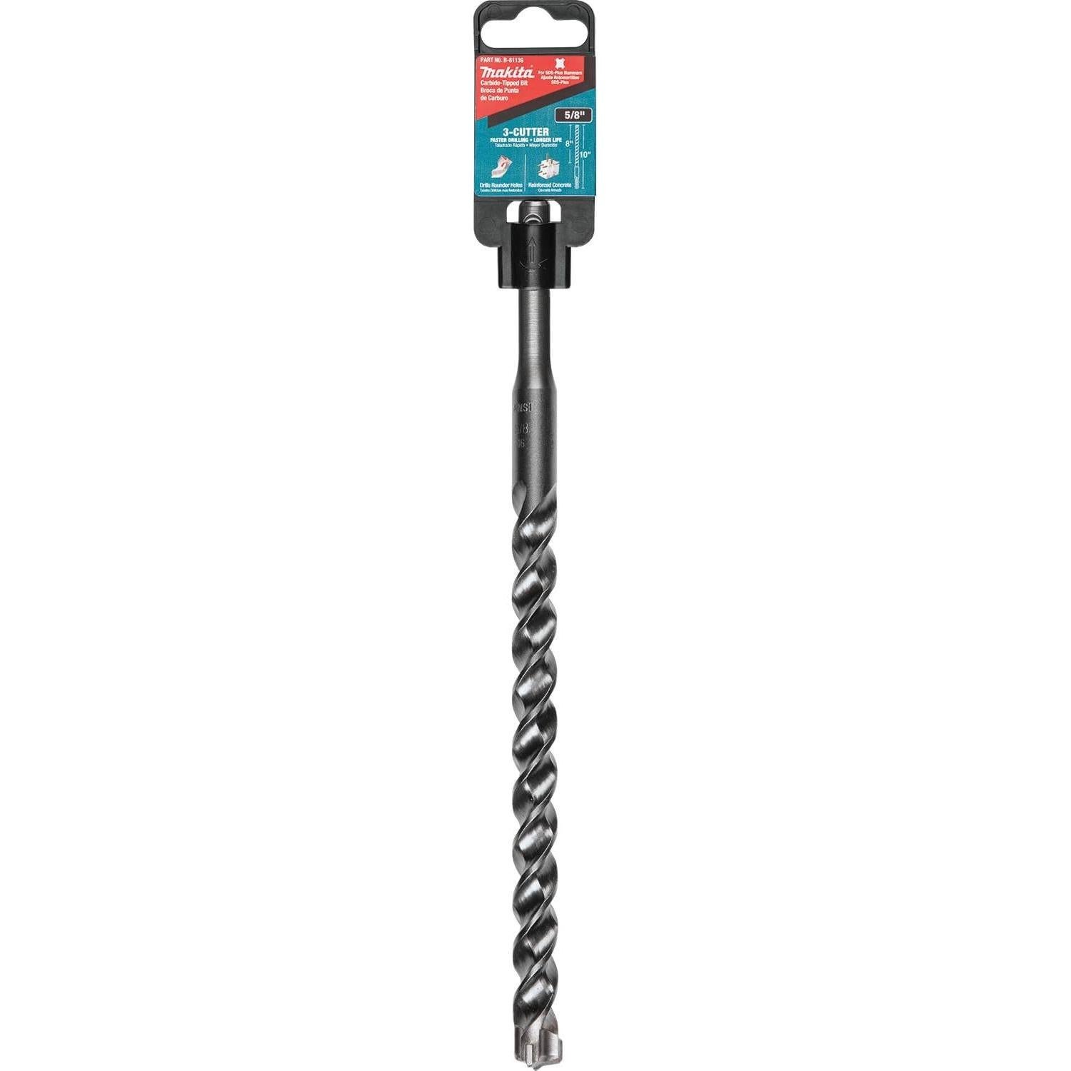 Broca SDS-Plus Makita B-61139 1.6cm x 25.4cm 3-Cortadores