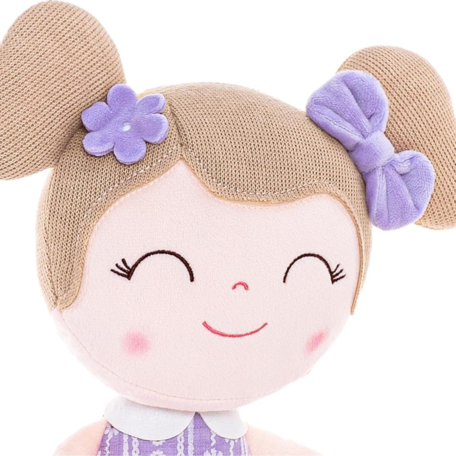 Muñeca de Peluche Gloveleya 40.64 cm Lavanda con Canasta