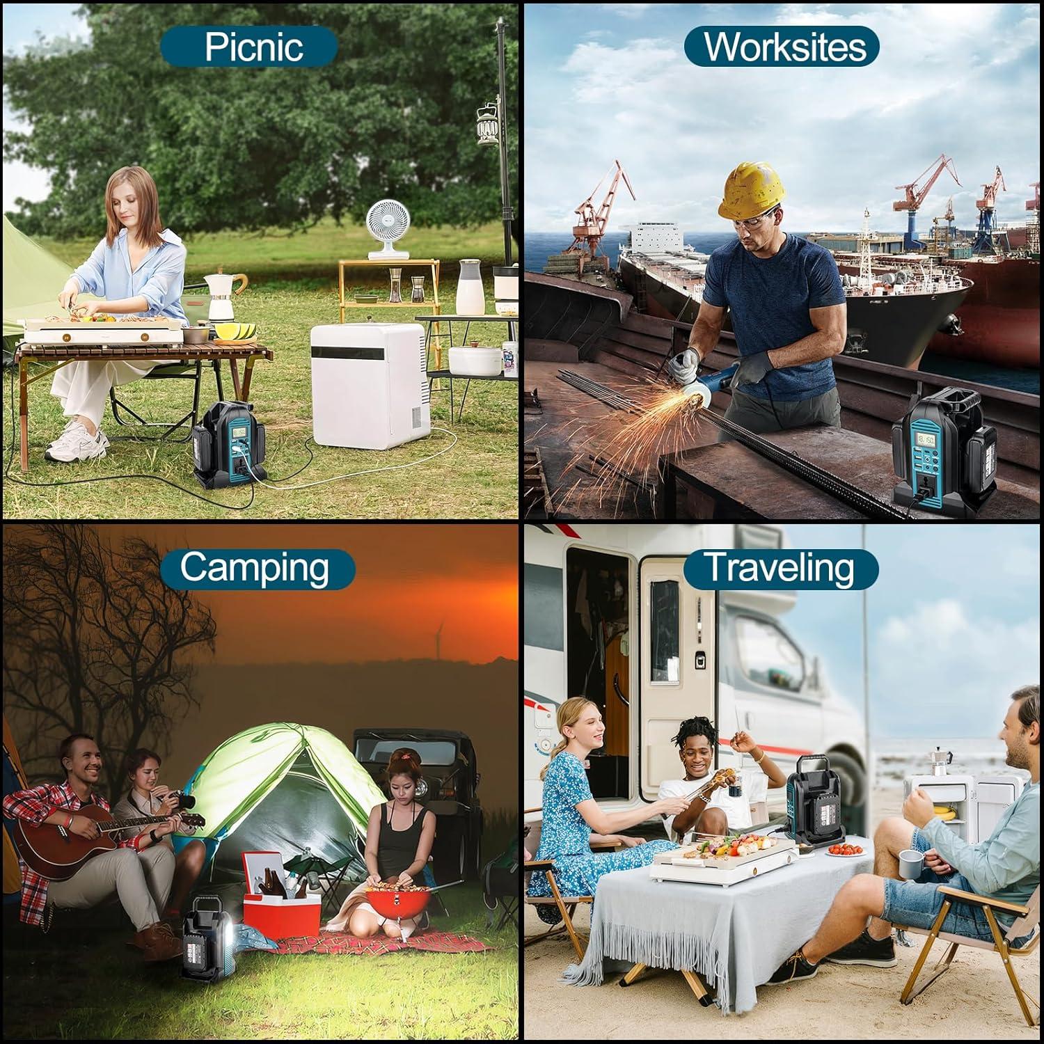 Inversor de Potencia 350W YEX-BUR para Batería Makita 18V