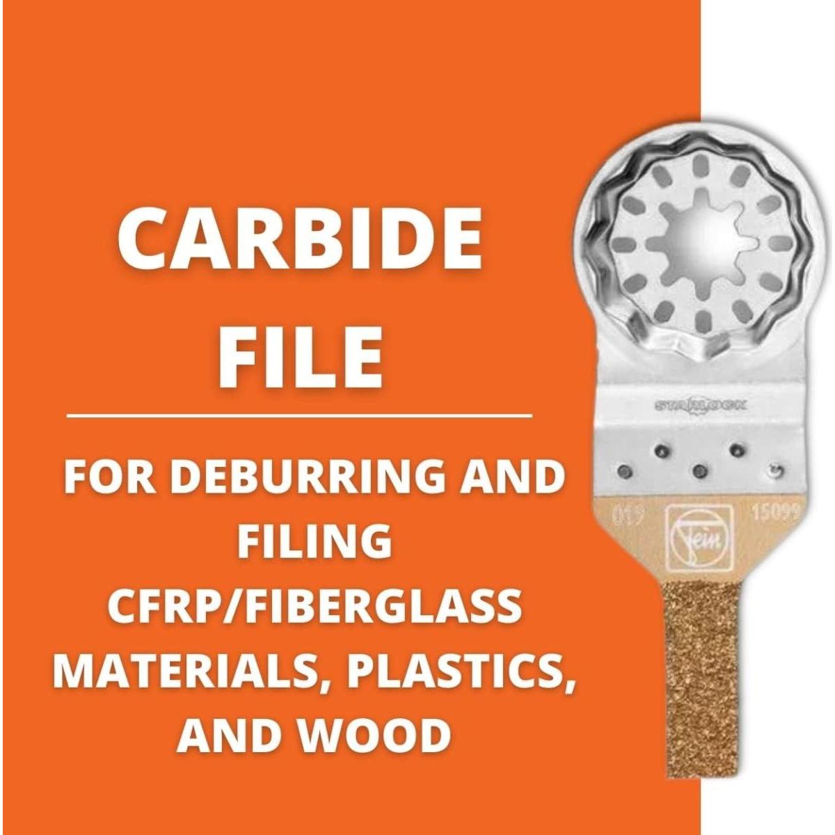 Archivo de Carburo Fein Starlock 10mm x 30mm para Madera y Plásticos