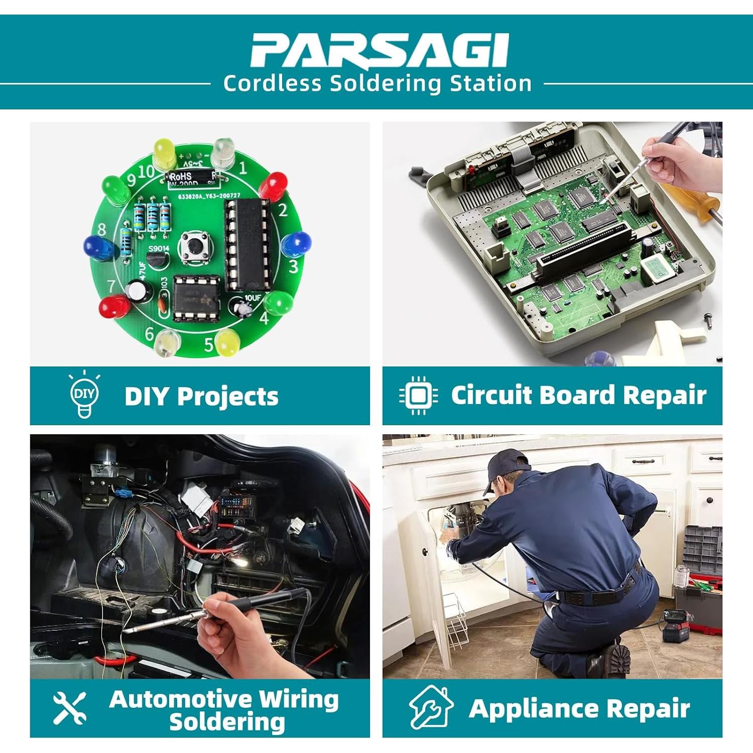 Estación de Soldadura Inalámbrica Makita 18V T12 PLUS - Pantalla IPS