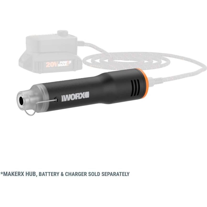 Pistola de Calor Mini Worx MAKERX WX743L.9 20V Compacta