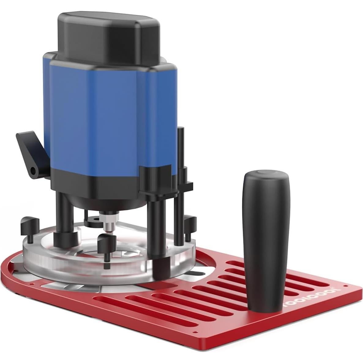 Base de Router Universal Toolcool 24.4x15.7cm Aluminio