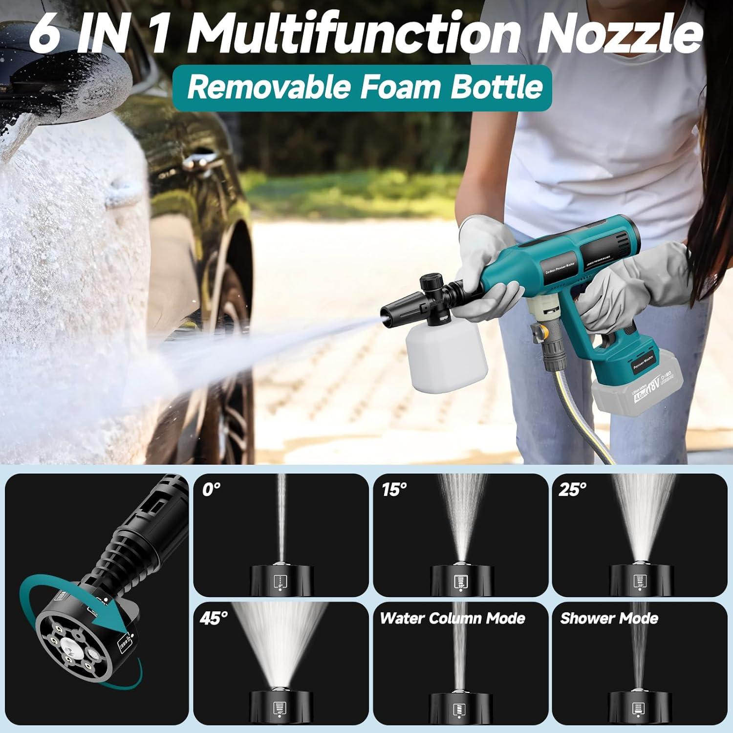 Lavadora a Presión Inalámbrica CAMXTOOL 700 PSI 18V