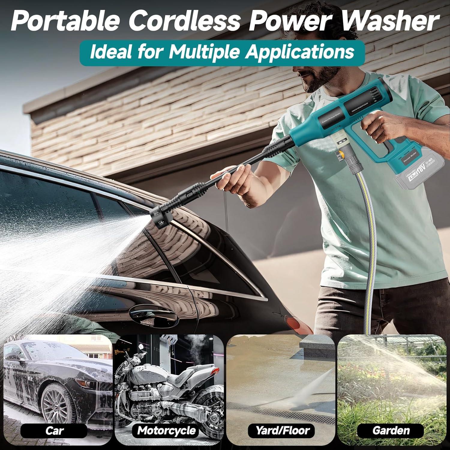 Lavadora a Presión Inalámbrica CAMXTOOL 700 PSI 18V