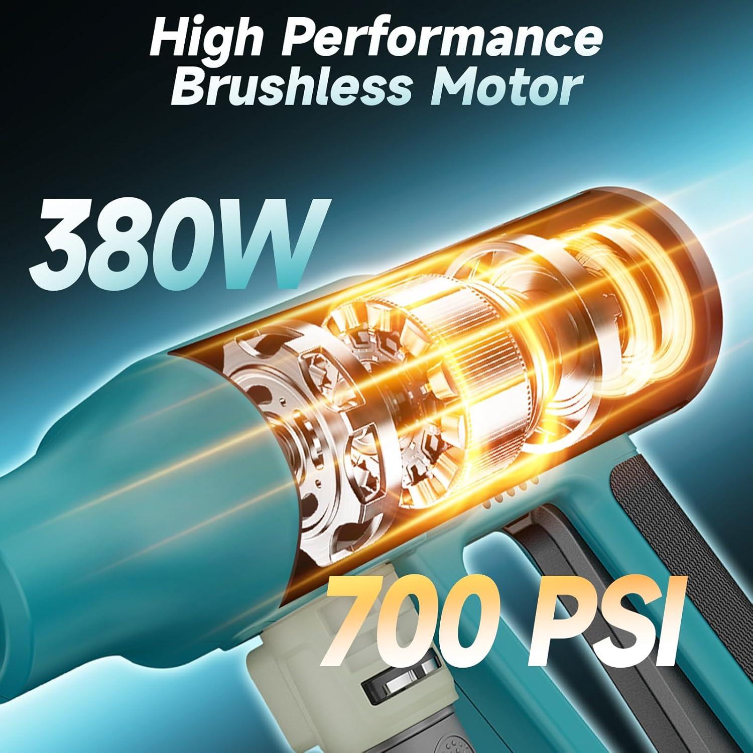 Lavadora a Presión Inalámbrica CAMXTOOL 700 PSI 18V