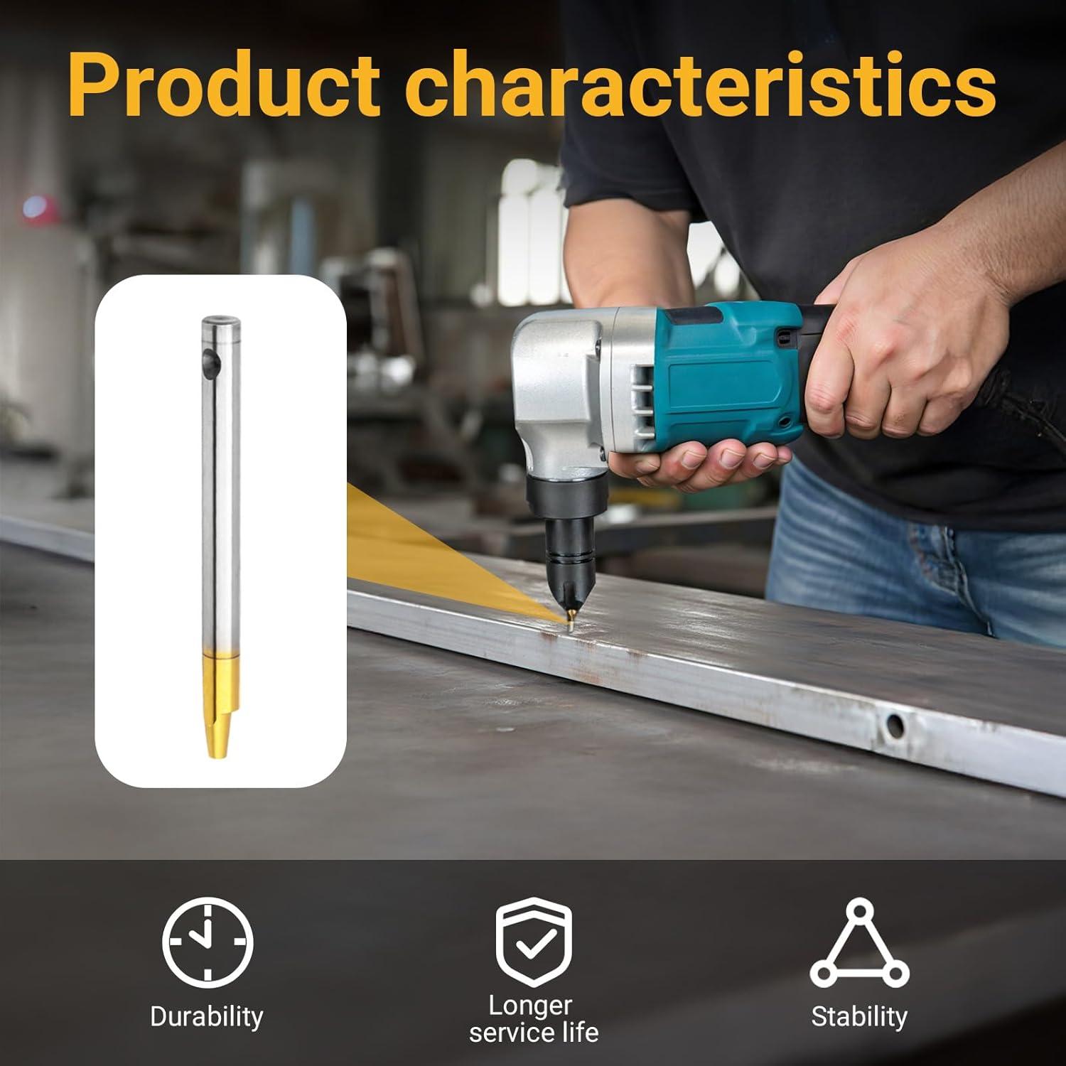 Juego de Punch & Die 2 Pcs Makita JN1601 A-83951 Acero