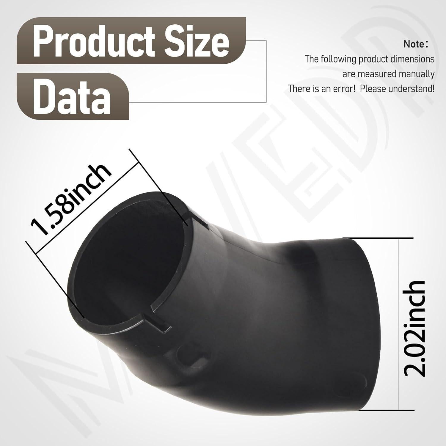 Adaptador de Aspiradora Codo MWEDP 4.76 cm para Sierra Ingletadora