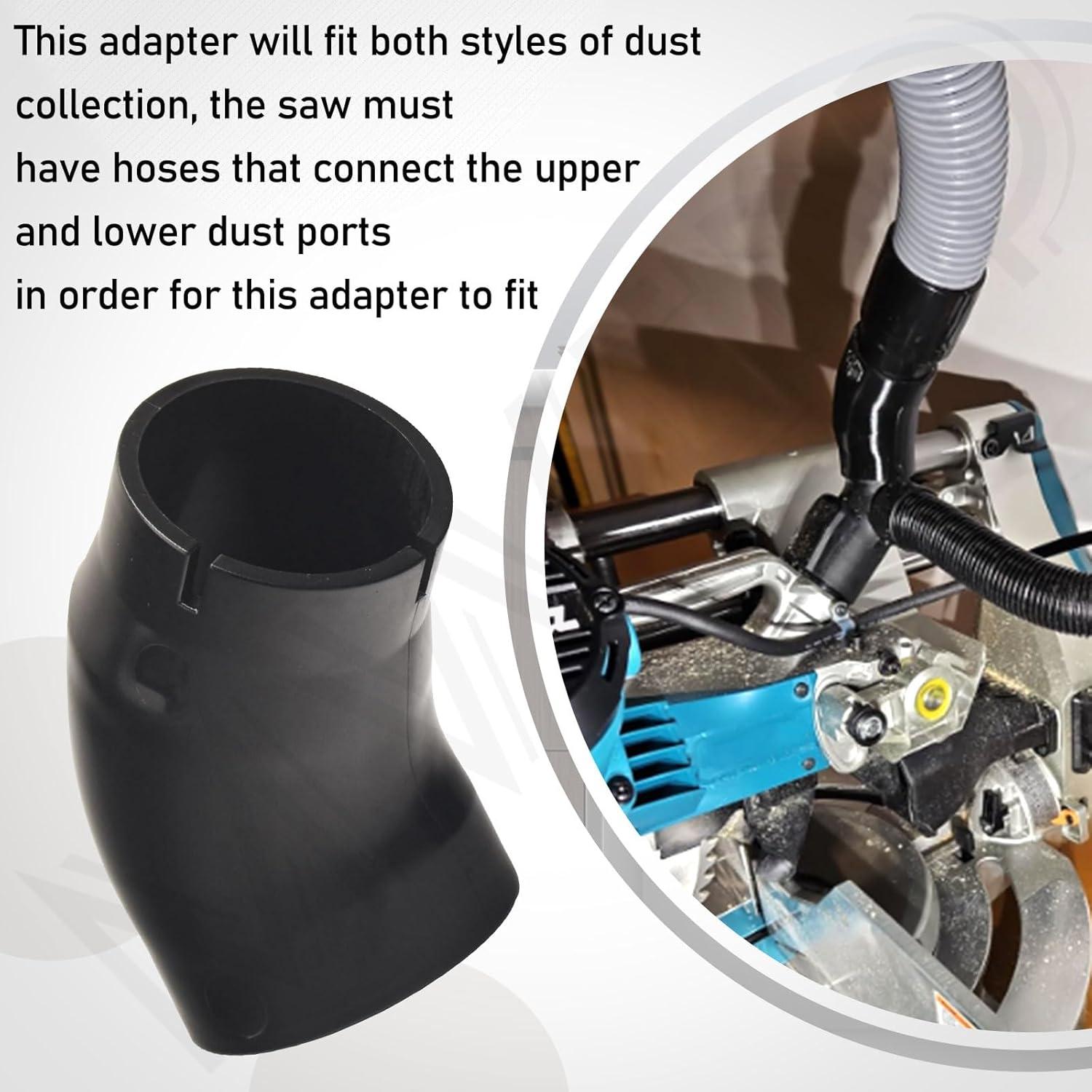 Adaptador de Aspiradora Codo MWEDP 4.76 cm para Sierra Ingletadora