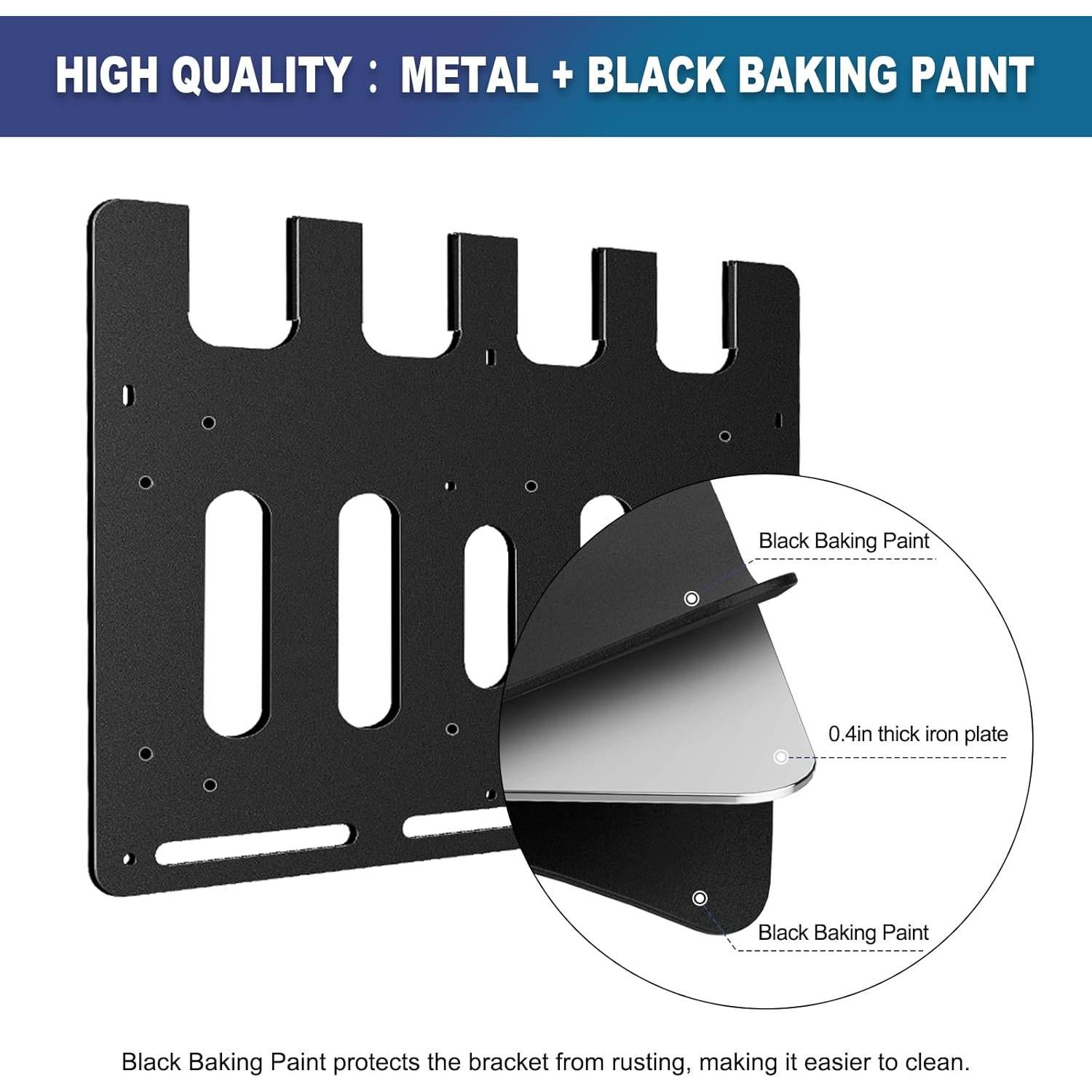 Soporte de Pared Riuog para Baterías y Cargadores Makita 18V