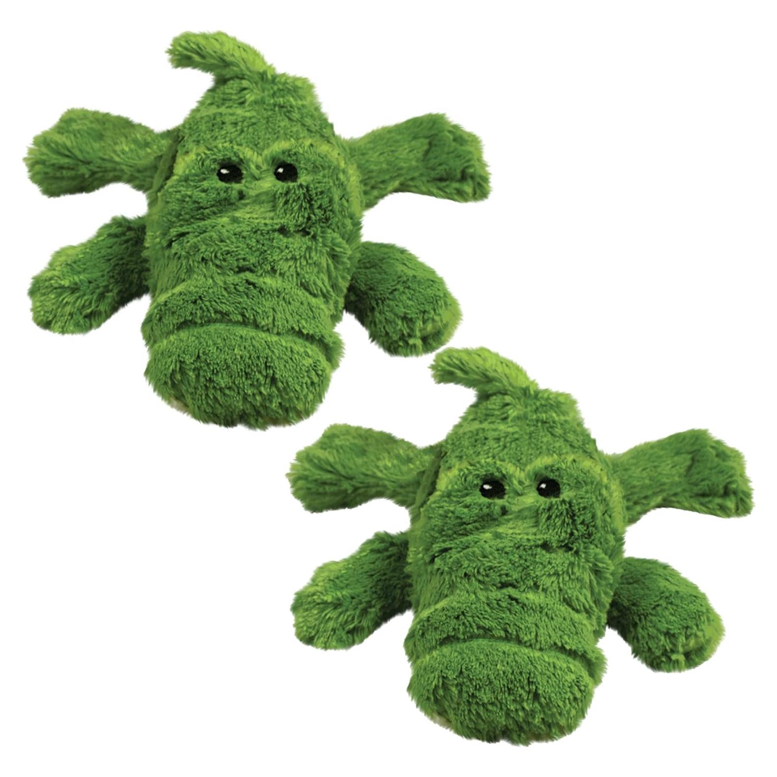 KONG Cozie Juguetes de Peluche para Perros 2 Pack - Ali el Cocodrilo