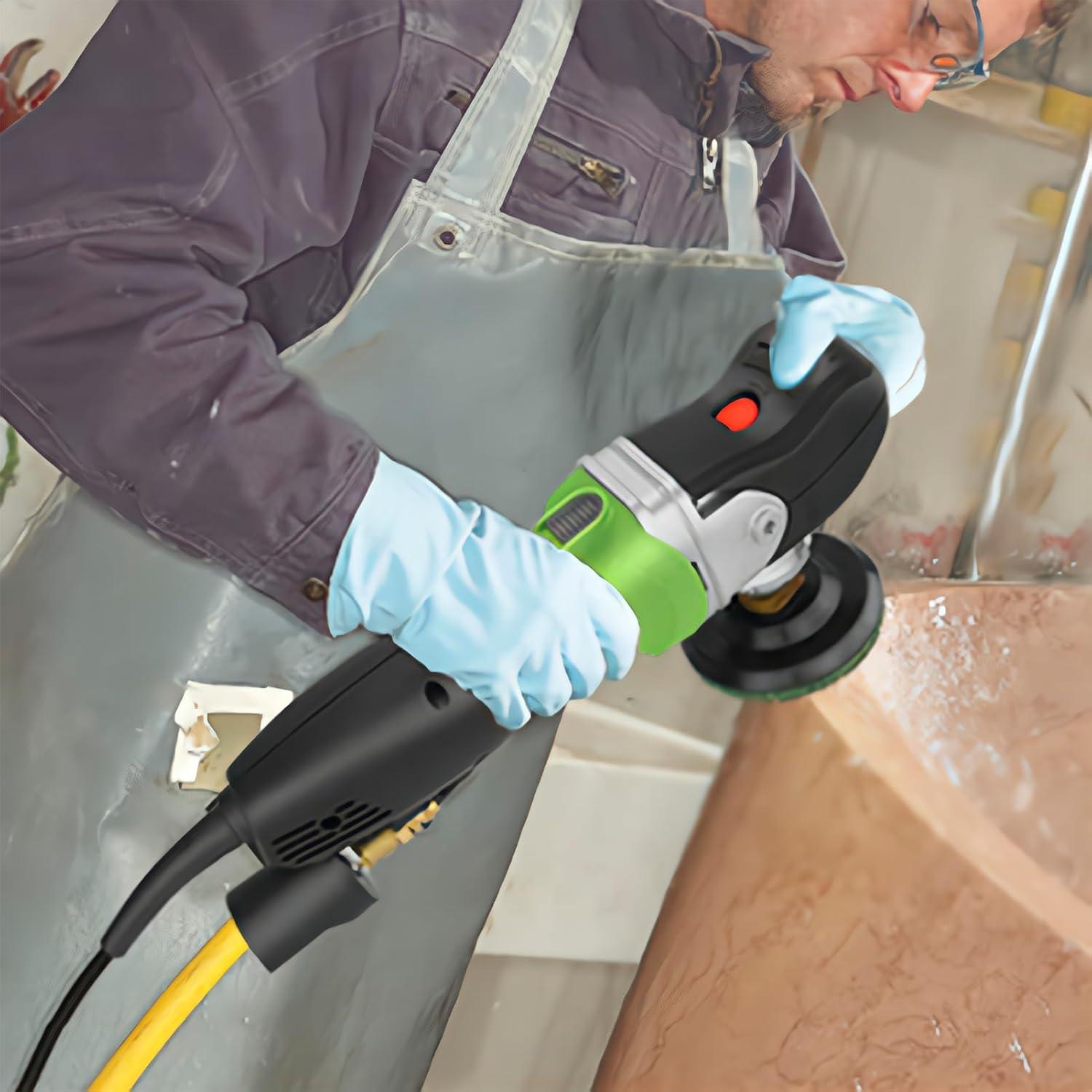 Pulidora de Piedra Húmeda Eléctrica SDRTOP 800W 4" Velocidad Variable