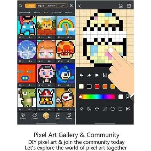 Divoom Ditoo Altavoz Bluetooth Retro 10W Rosa LED 16x16