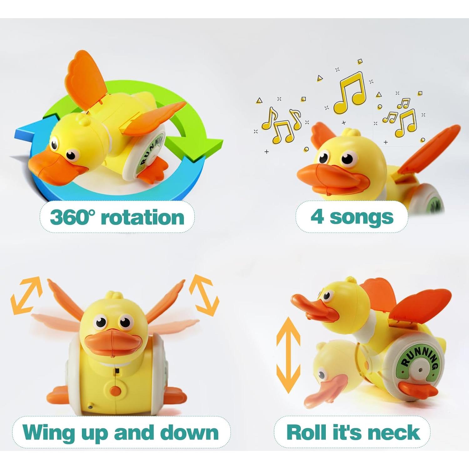 Juguete Musical para Bebés Sizobi Pato Amarillo 2 Modos