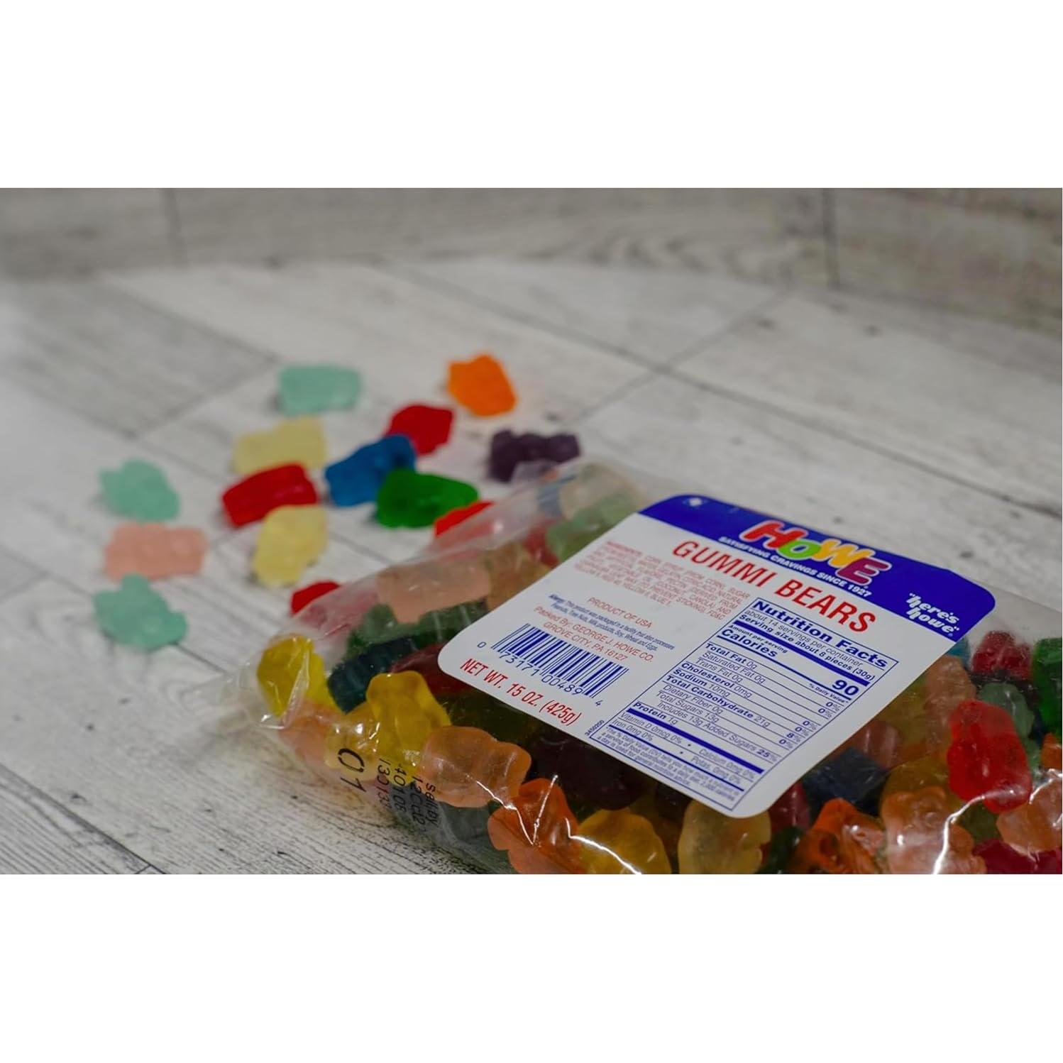 Ositos de Goma Howe - Caramelo Gummy 12 Bolsas 425g