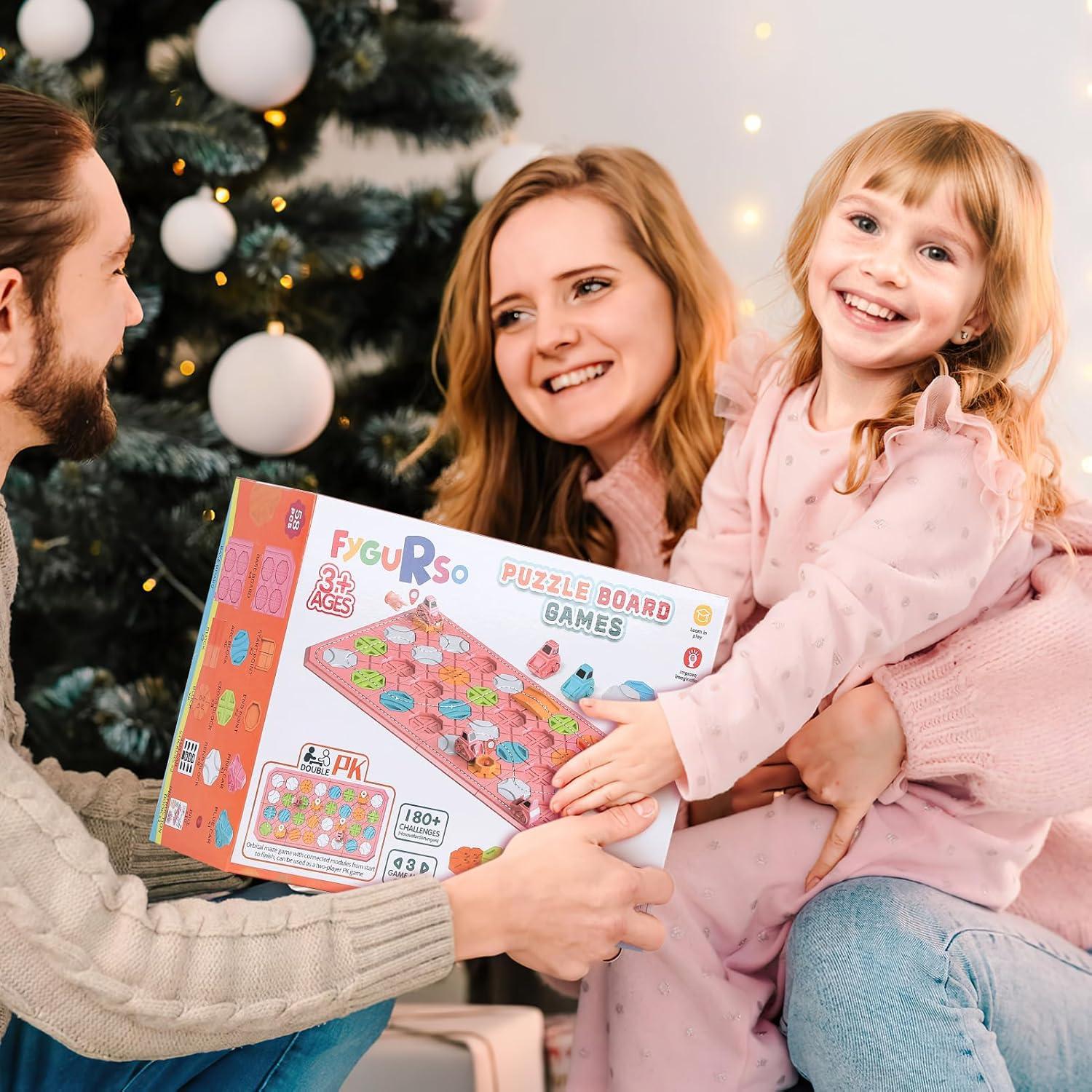 Juego de Construcción de Caminos Lógicos FYGURSO 32 Piezas Rosa