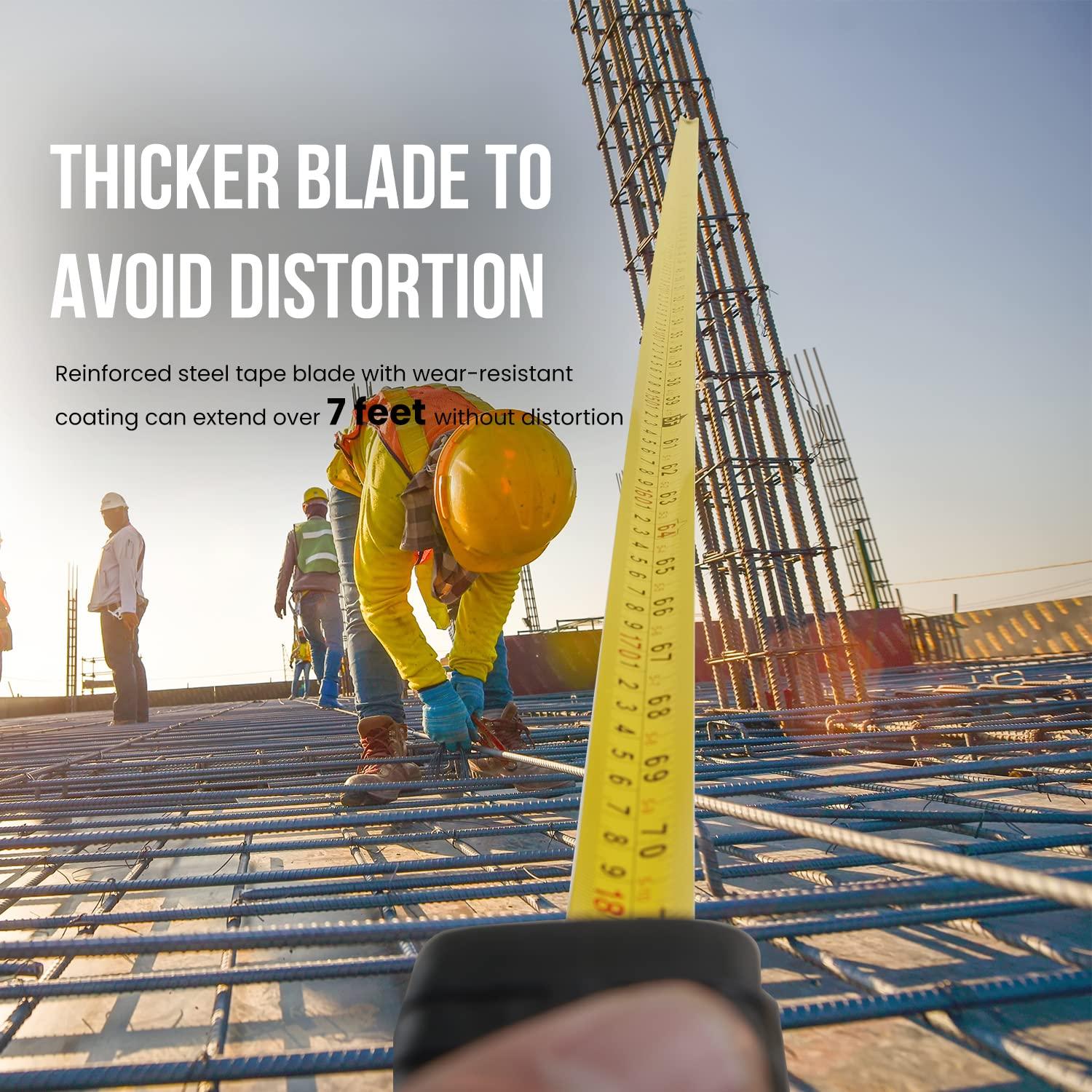 Cinta Métrica Lichamp 27FT (8M) Doble Escala 6 Piezas