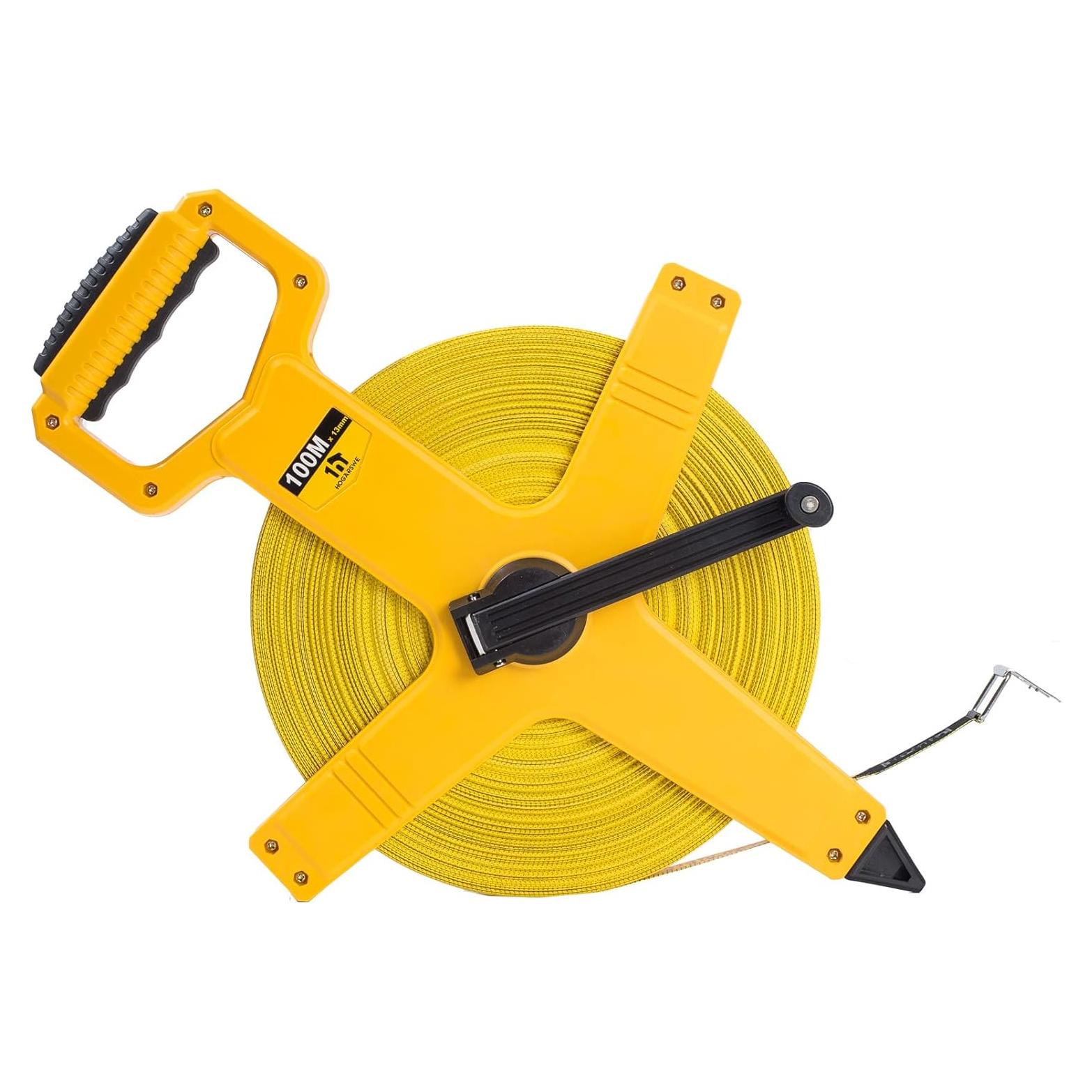 Cinta Métrica de Fibra de Vidrio HORGARSWE 100m 1/2" Doble Escala