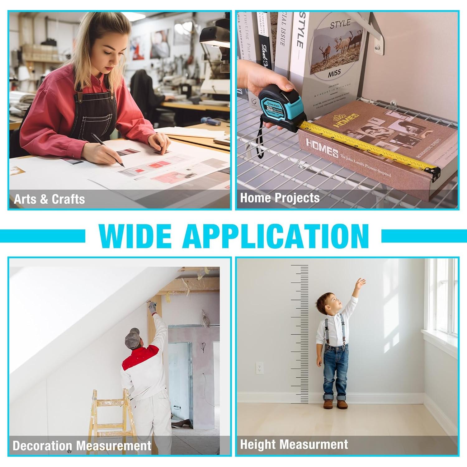 Cinta Métrica Duratech 7.62m Auto-Bloqueo Magnética Doble Cara