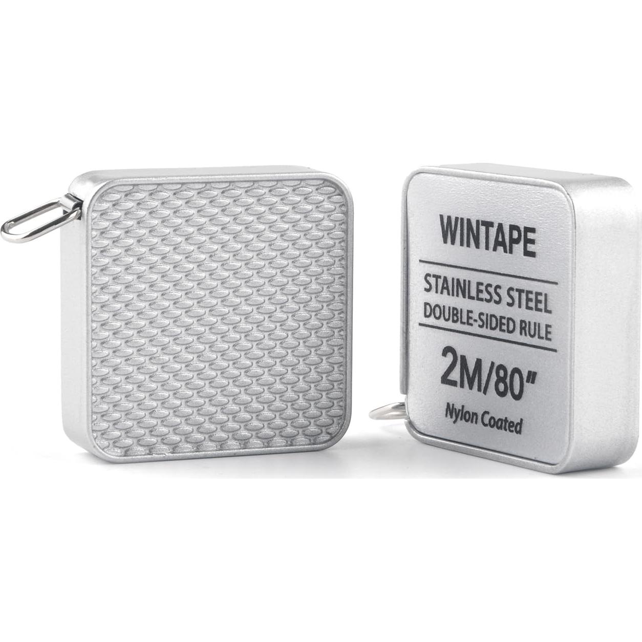 Cinta Métrica Cuadrada Retráctil VAXATO 2m Doble Cara Nylon