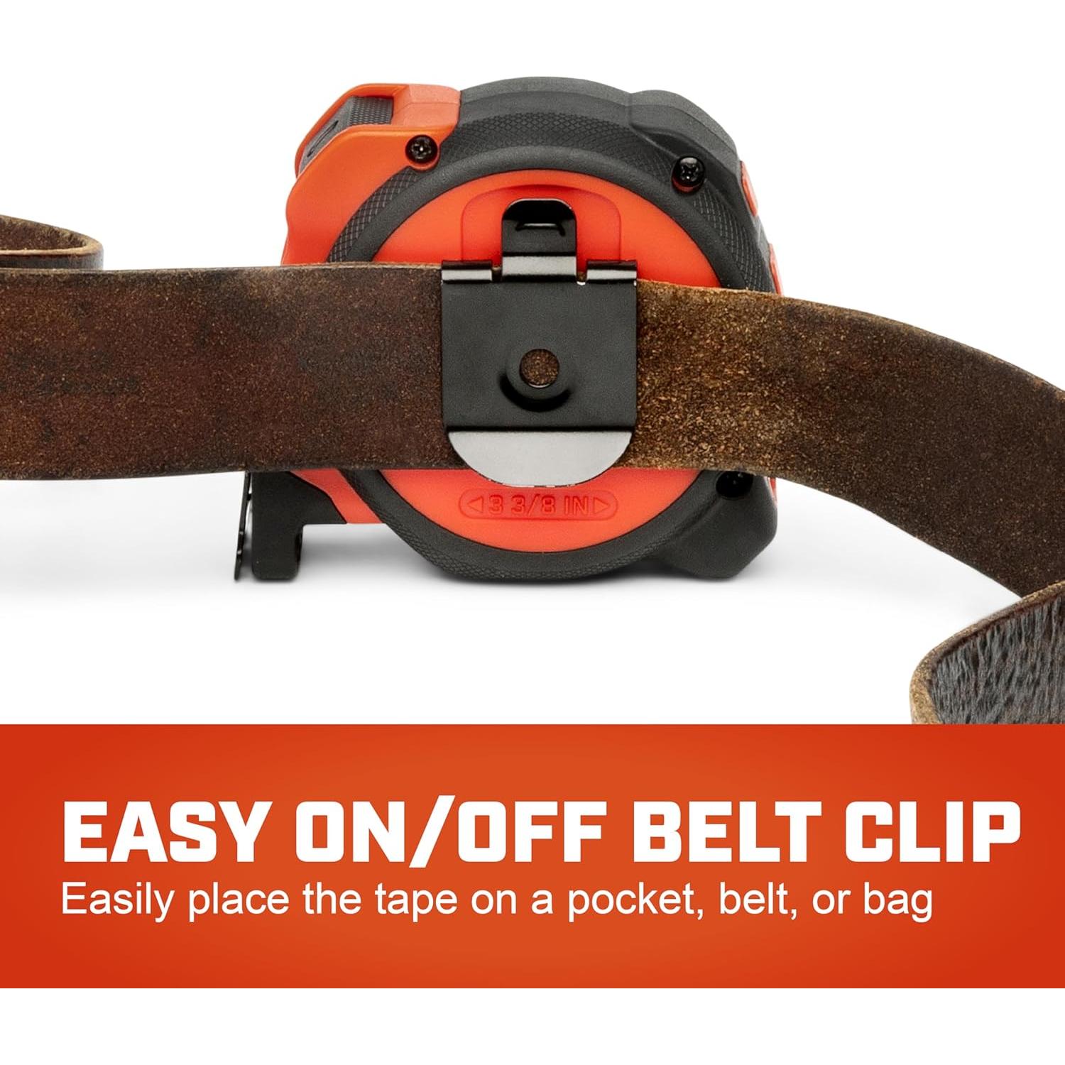 Cinta Métrica de Ingeniero Lufkin 7.62 m con Control de Punta