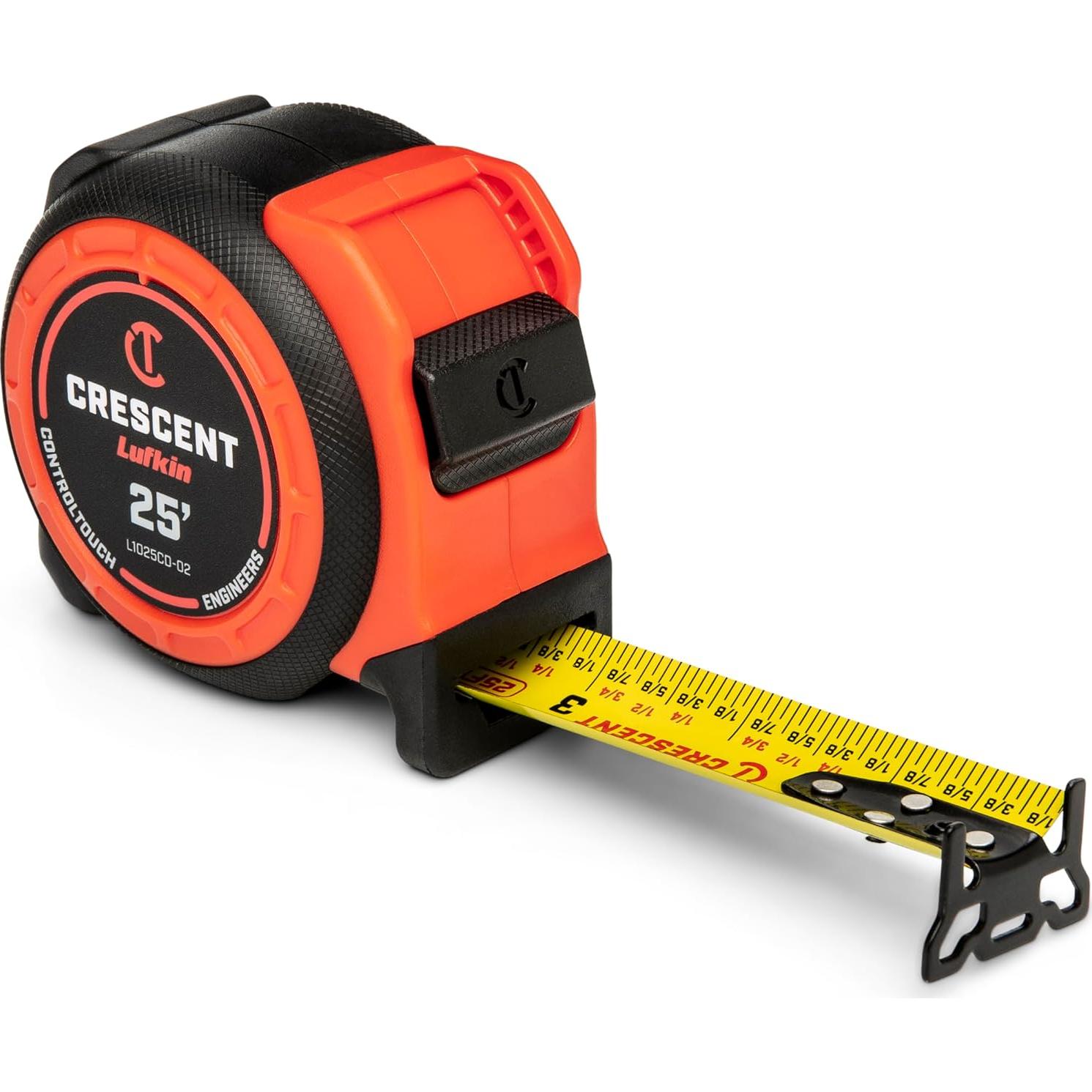 Cinta Métrica de Ingeniero Lufkin 7.62 m con Control de Punta