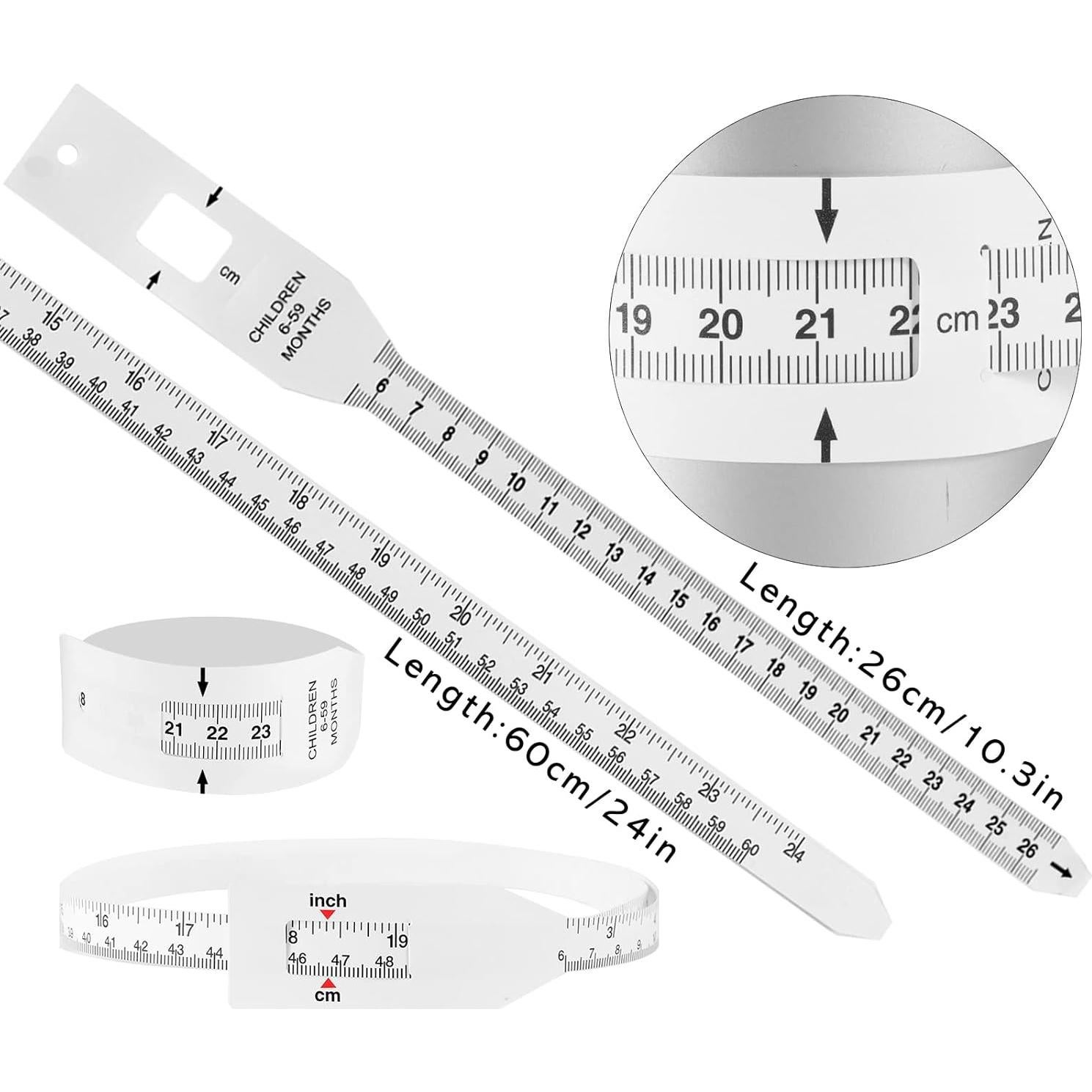 Cinta Métrica de Sublimación WSICSE 2 Pcs 60cm y 26cm