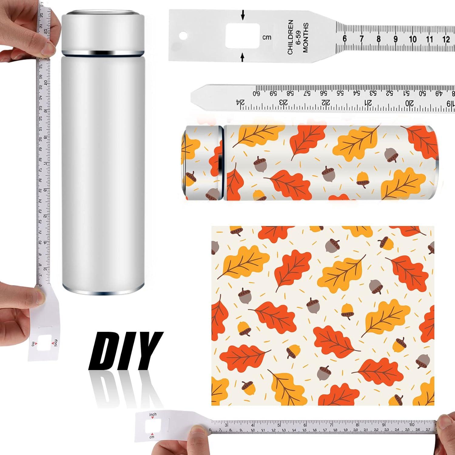 Cinta Métrica de Sublimación WSICSE 2 Pcs 60cm y 26cm