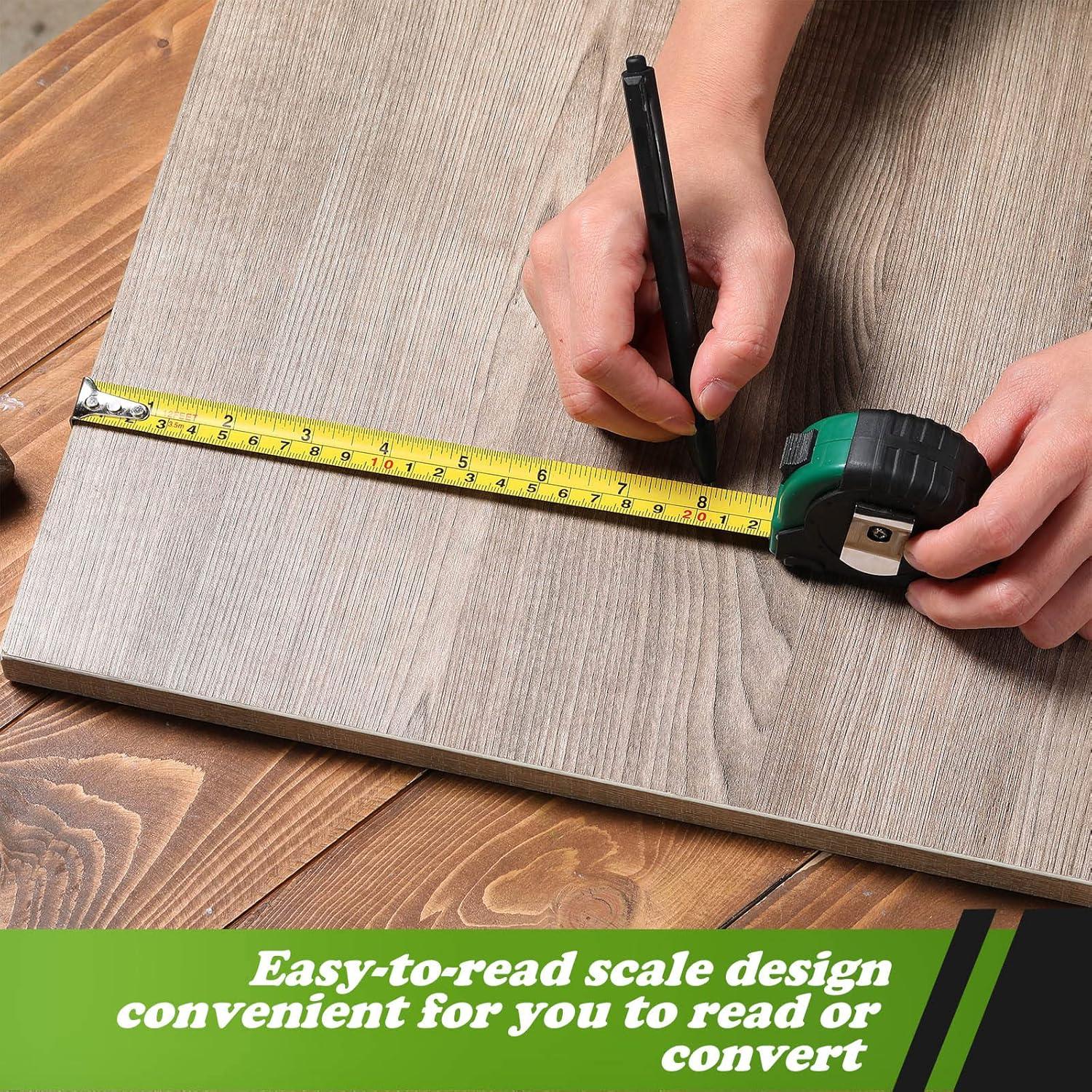 Xinnun 20 Cintas Métricas Retráctiles 3.5m Verde ABS