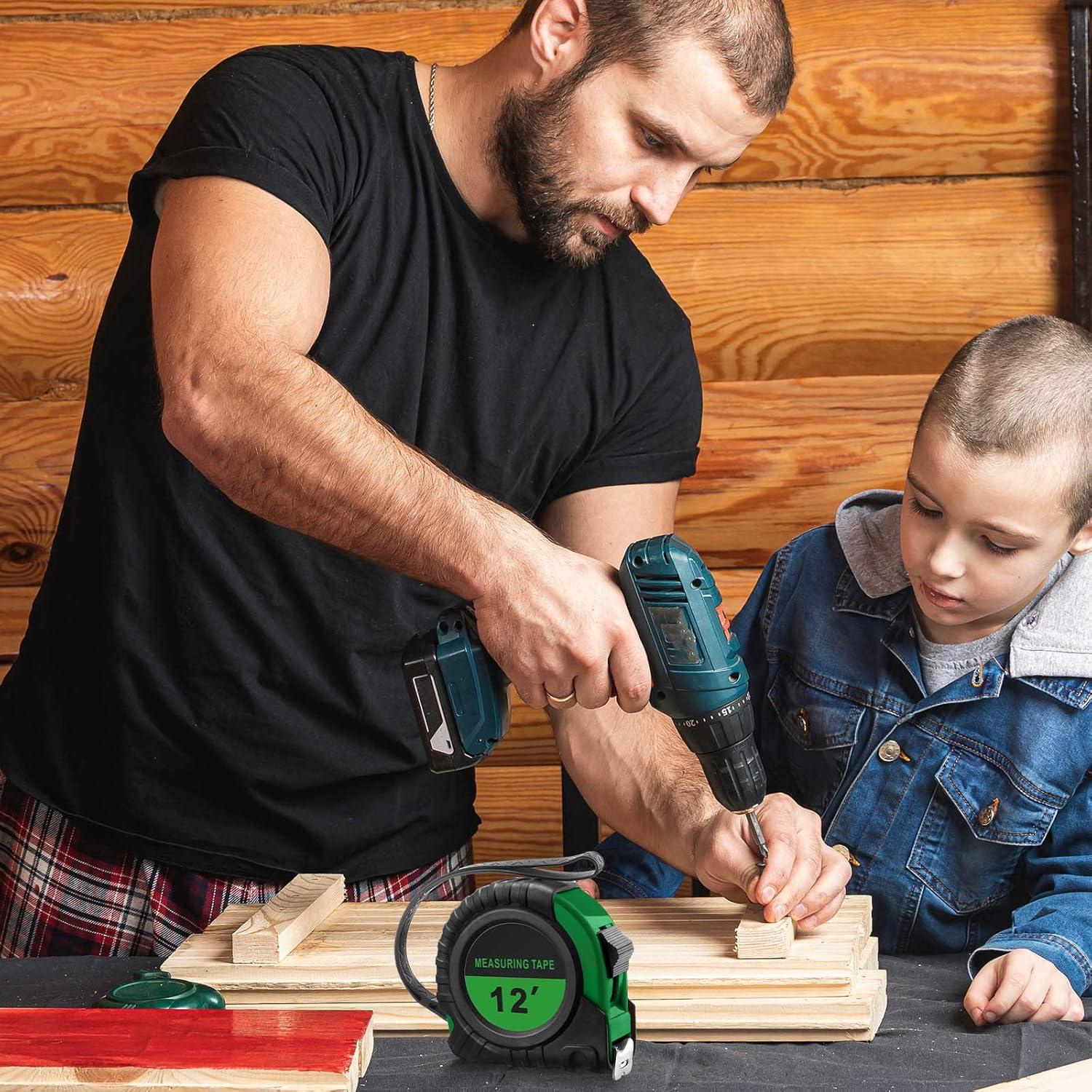 Xinnun 20 Cintas Métricas Retráctiles 3.5m Verde ABS