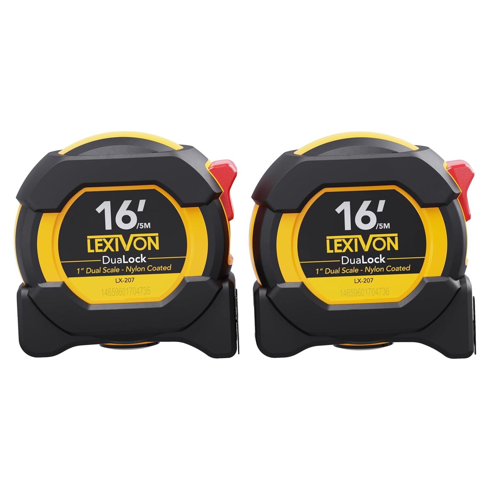 Cinta Métrica Retráctil LEXIVON 5m Doble Cara Nylon LX-208