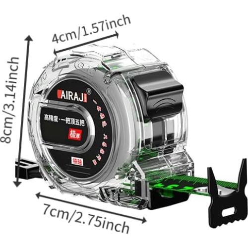 Cinta Métrica Retráctil Marhynchus 10m Acero Inoxidable