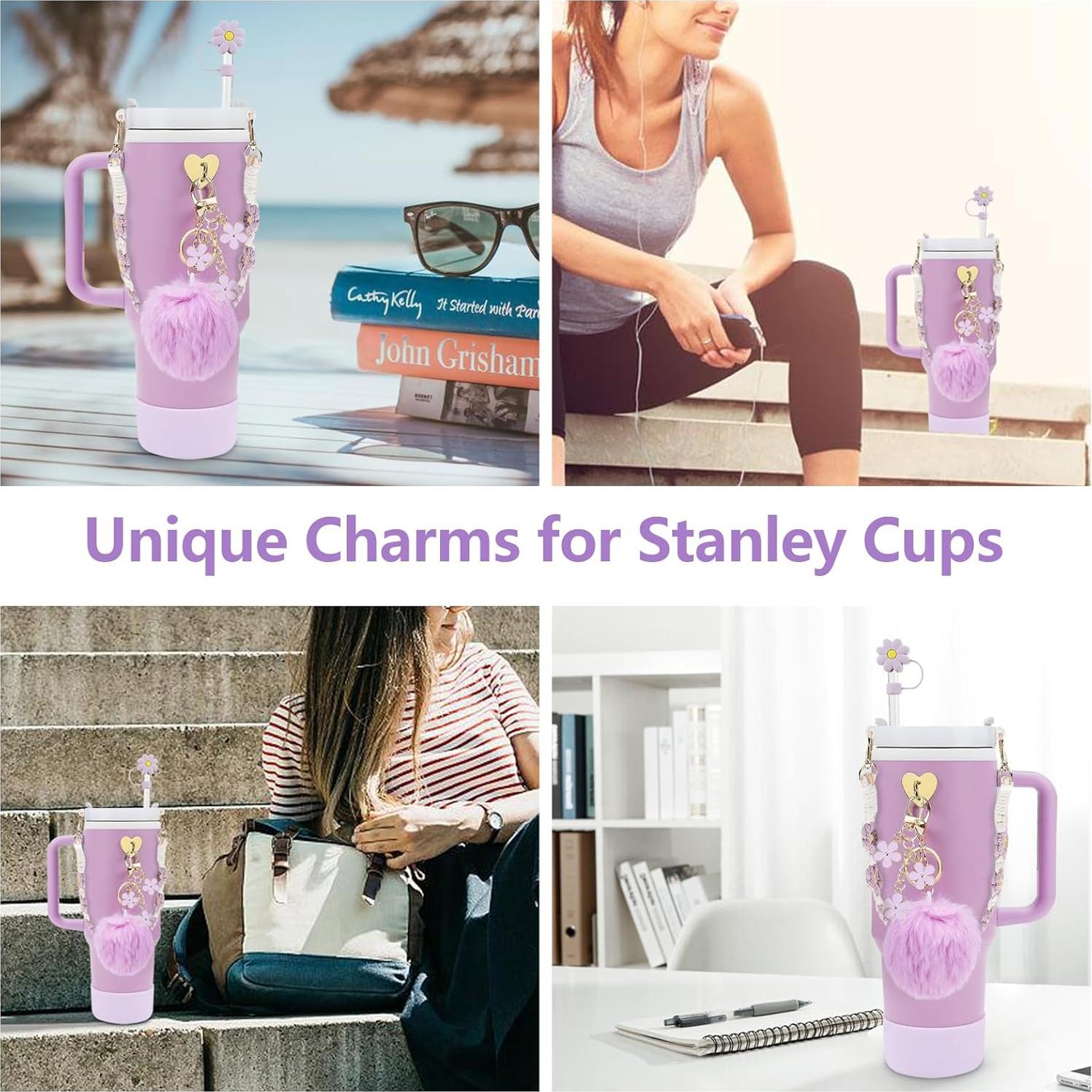 Juego de Accesorios TUTINGKE para Copa Stanley Morado 7 Piezas