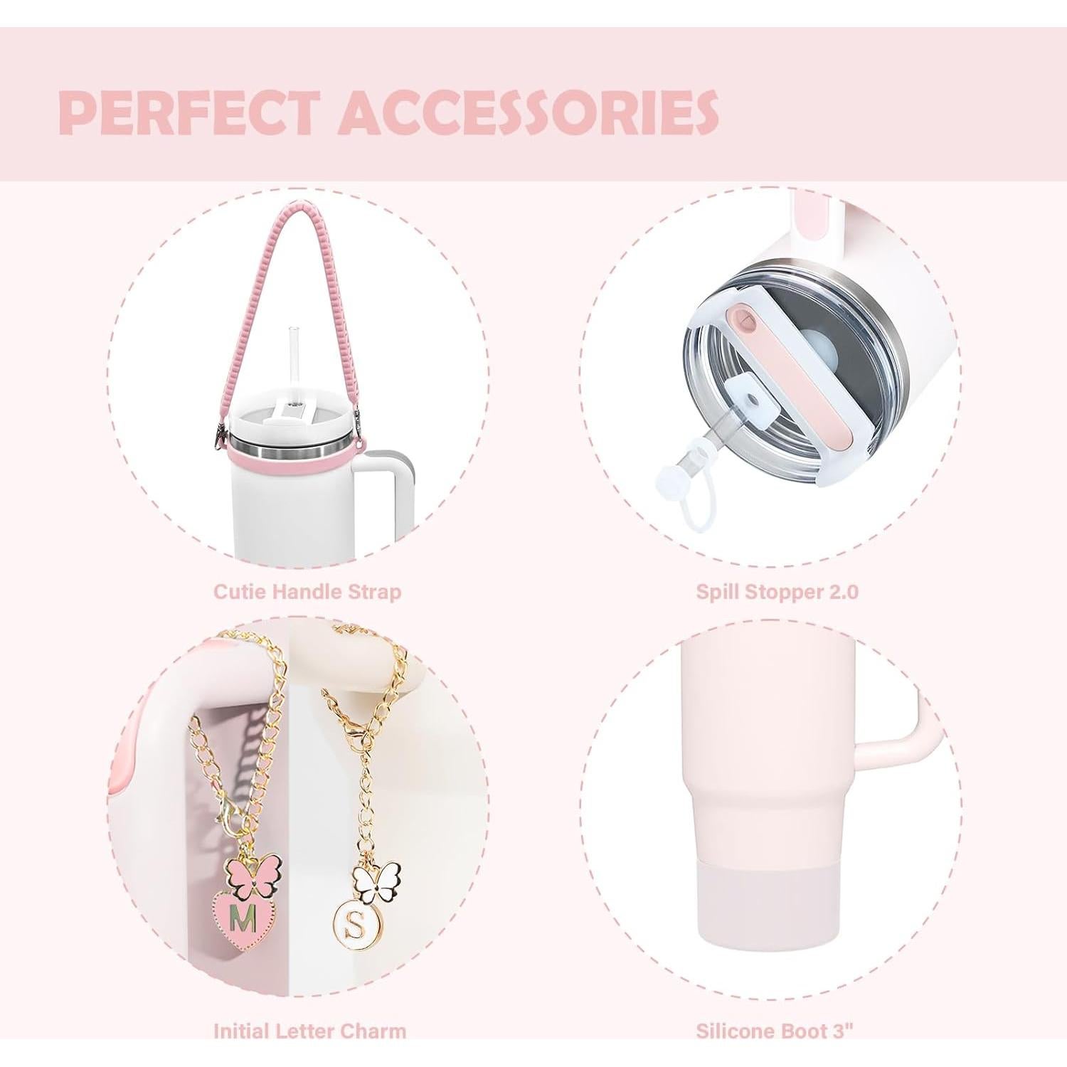 Kit de Accesorios Stanley 10 Piezas JALZEMPL - Silicona Cuarzo Rosa