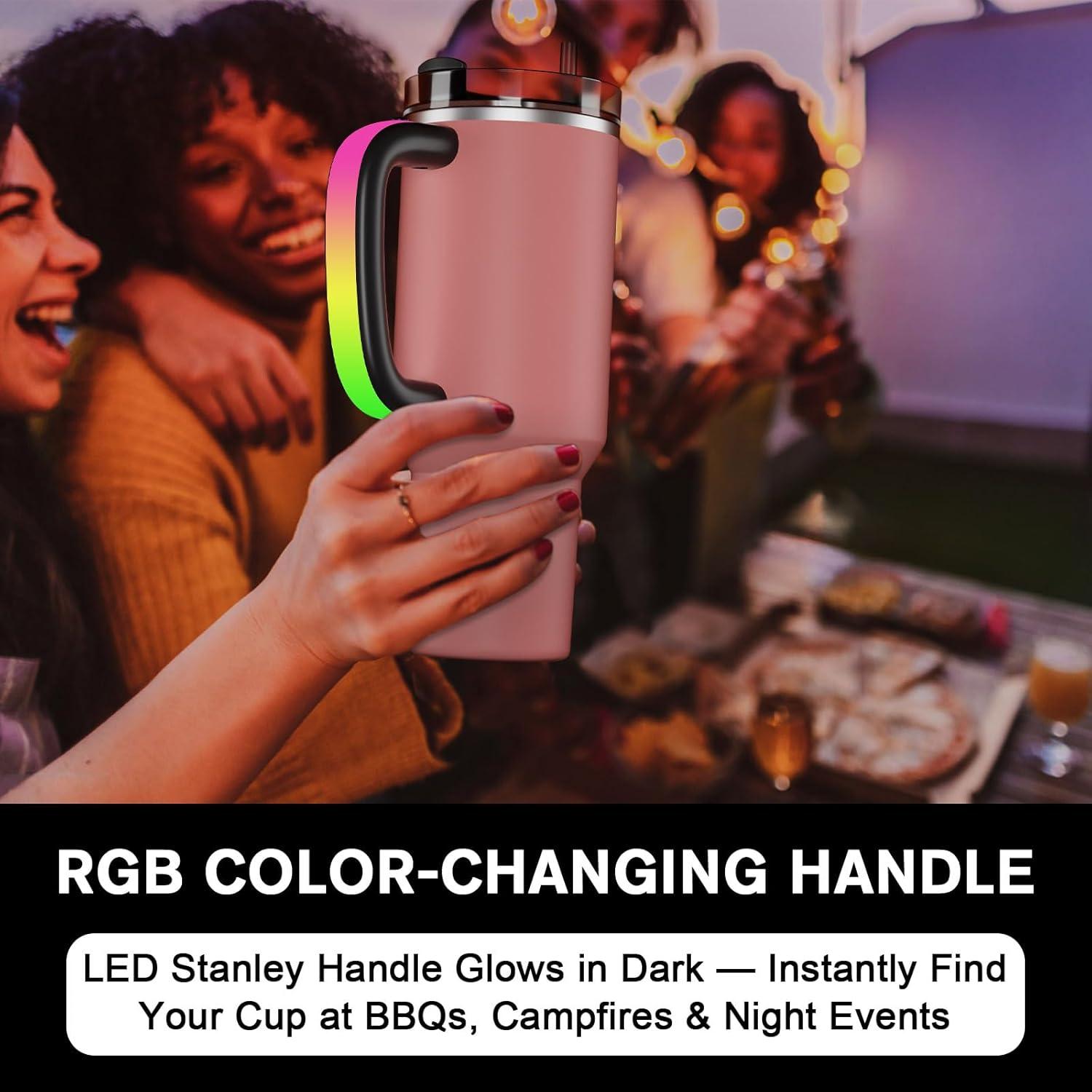 Mango LED Reemplazo Stanley H2.0 30oz/40oz Antideslizante RGB
